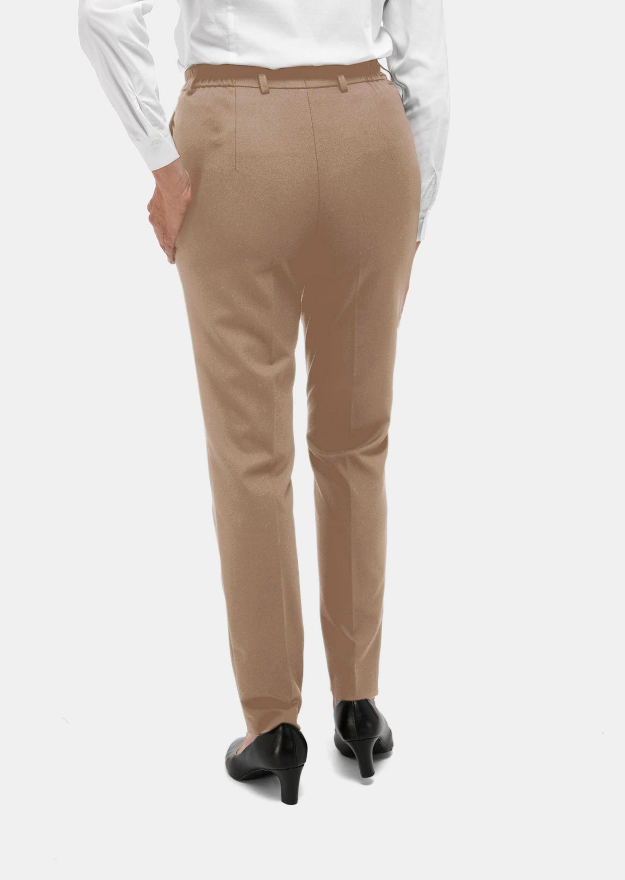 GOLDNER Stoffhose »Kurzgröße Bequeme Hose ANNA mit Bügelfalte«