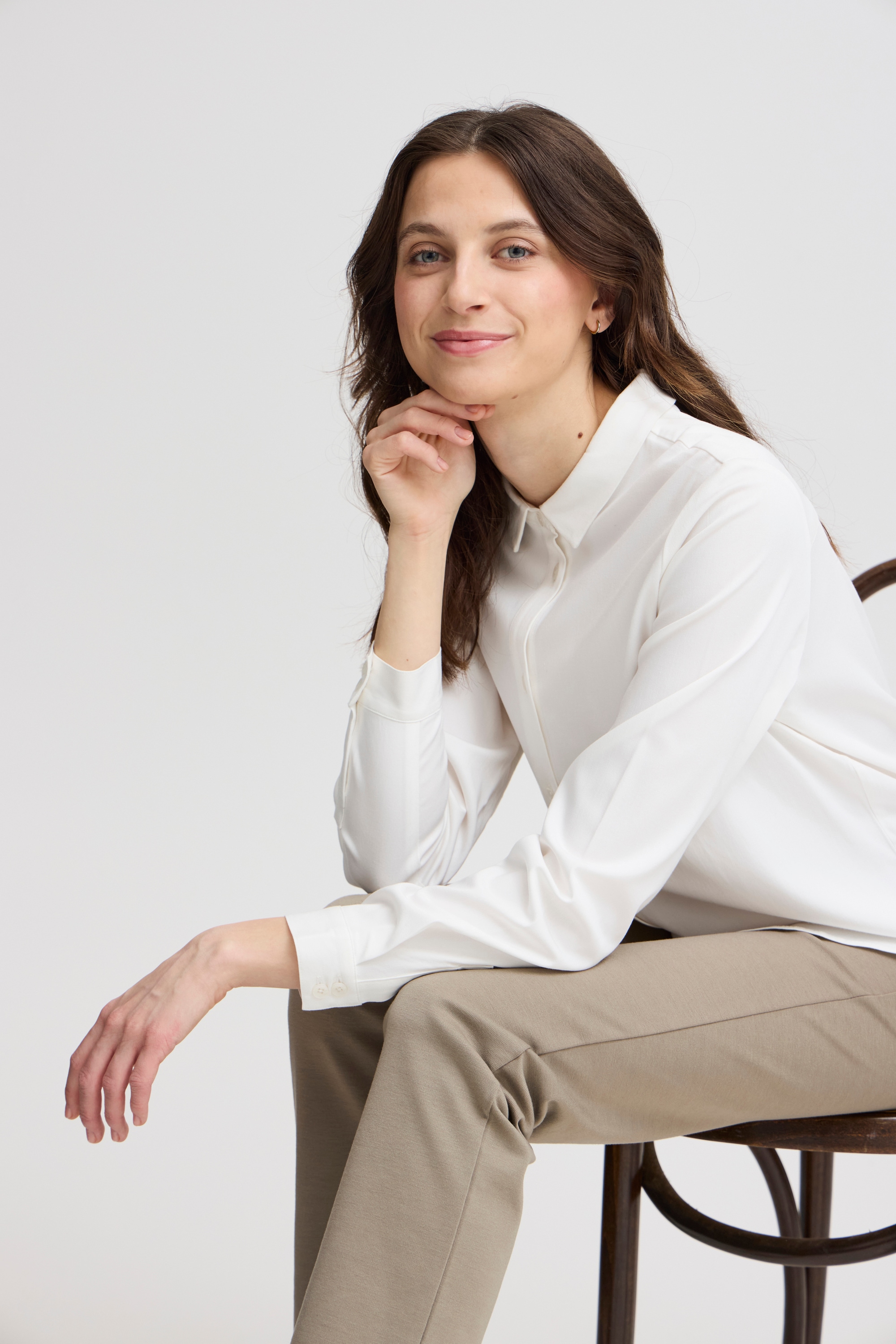 fransa Langarmhemd »Langarm-Hemd FRJUSTINA«