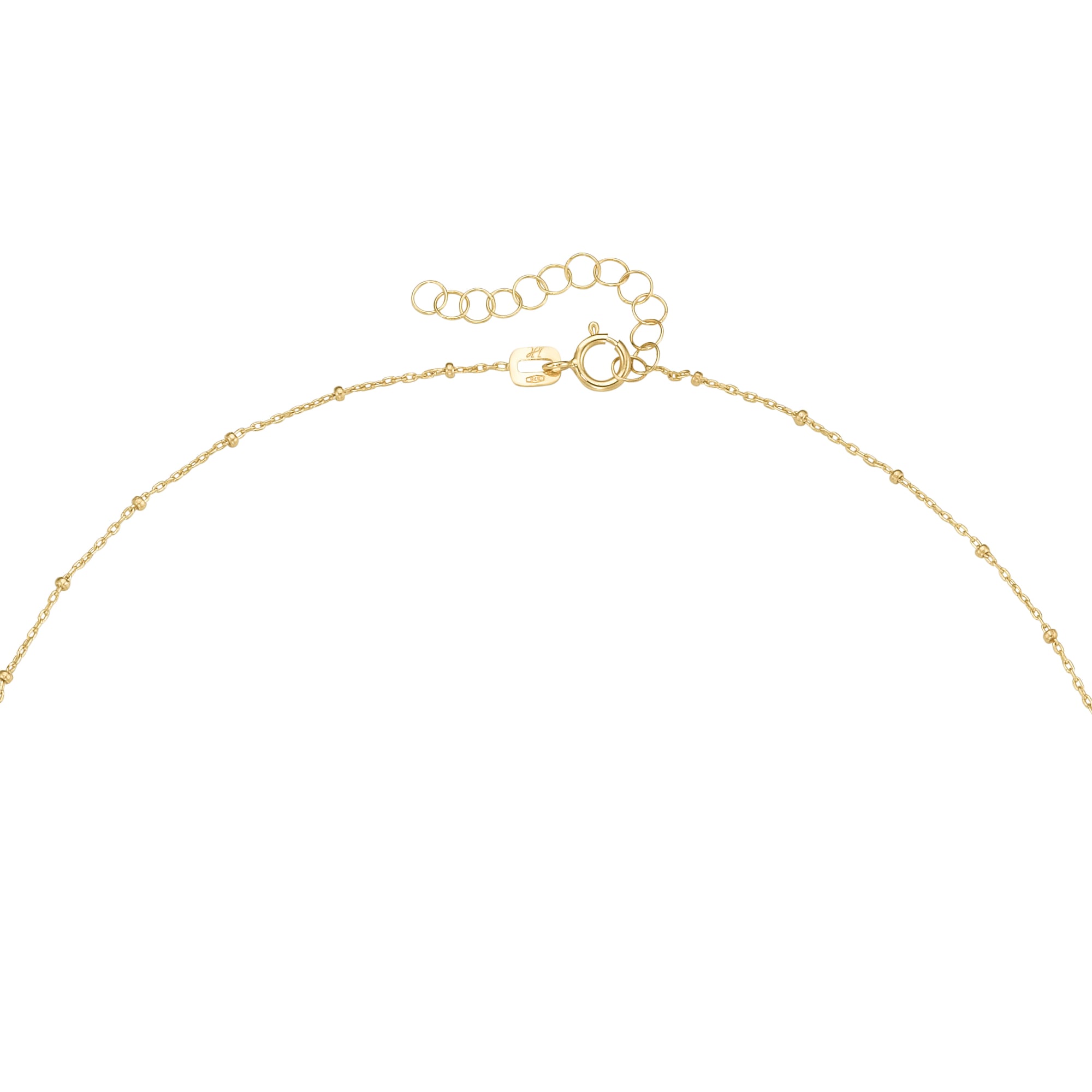 Luigi Merano Goldkette »Collier mit Blüte-Anhänger, Gold 375«