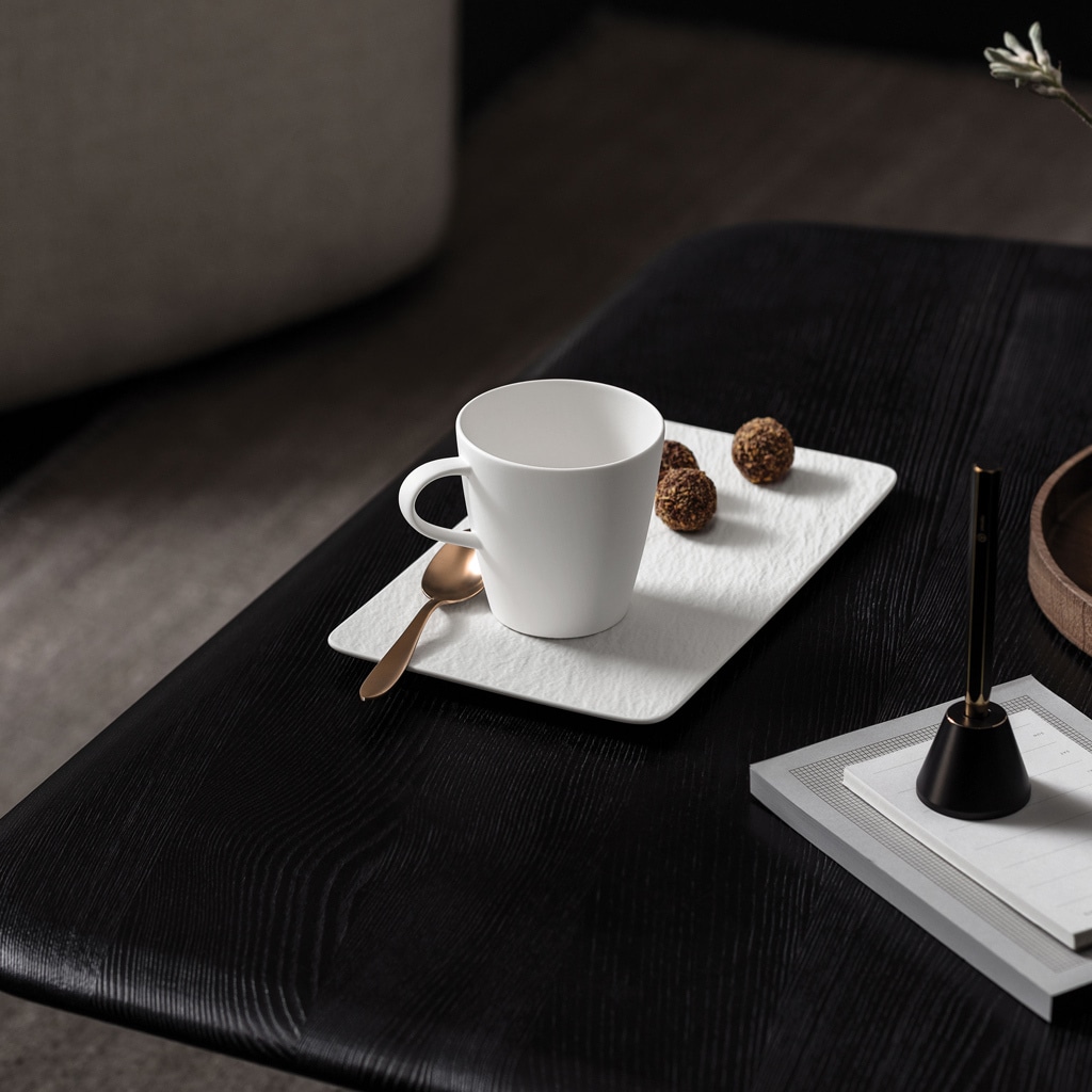 Villeroy & Boch Becher »Kaffeebecher Manufacture Rock Blanc 290 ml 6er Set weiß«