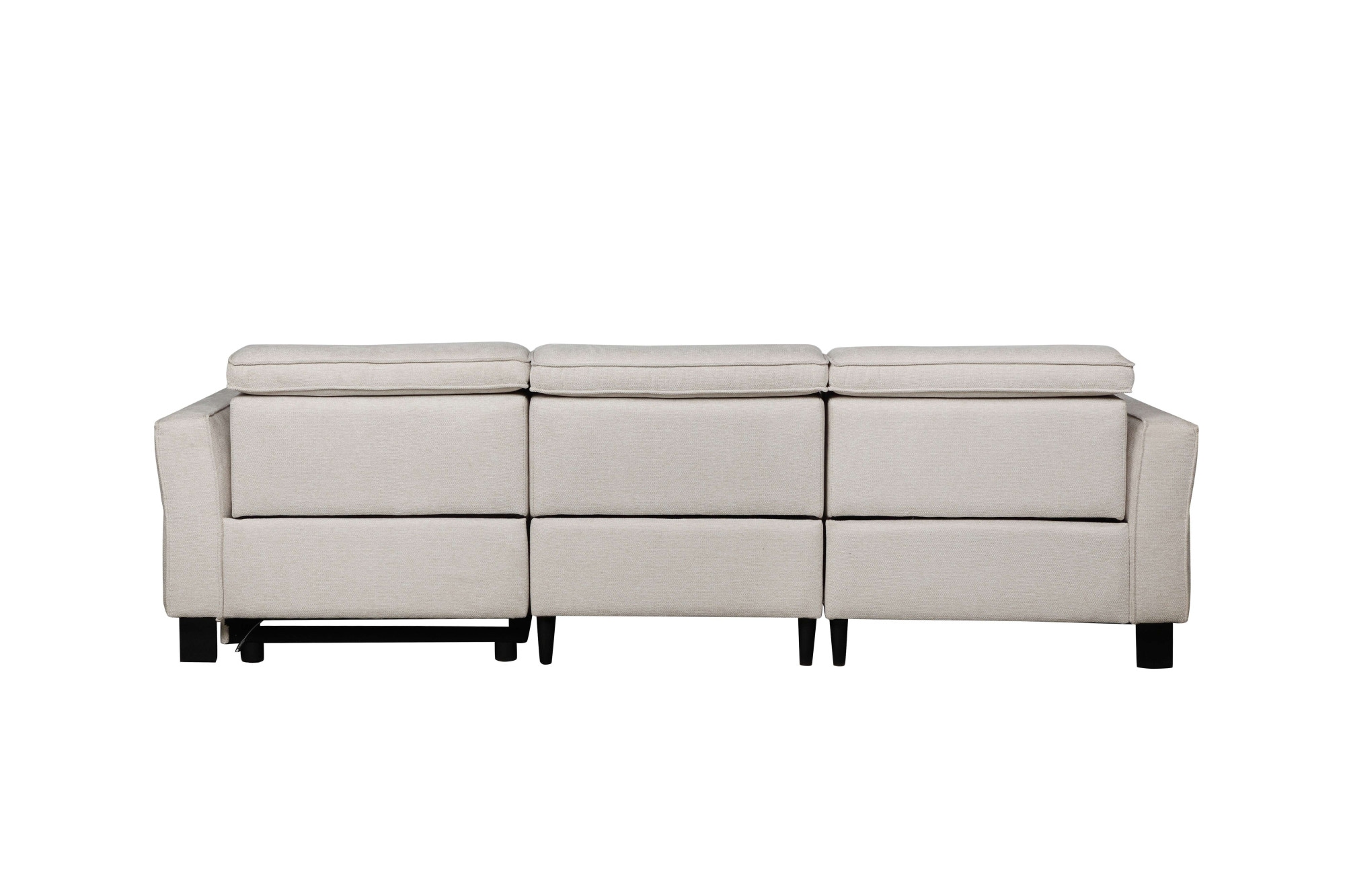 Places of Style Ecksofa »Carpari, L-Form, 263 cm, manuelle o. elektrische Relaxfunktion,«, USB A/C und Kopfteilverstellung