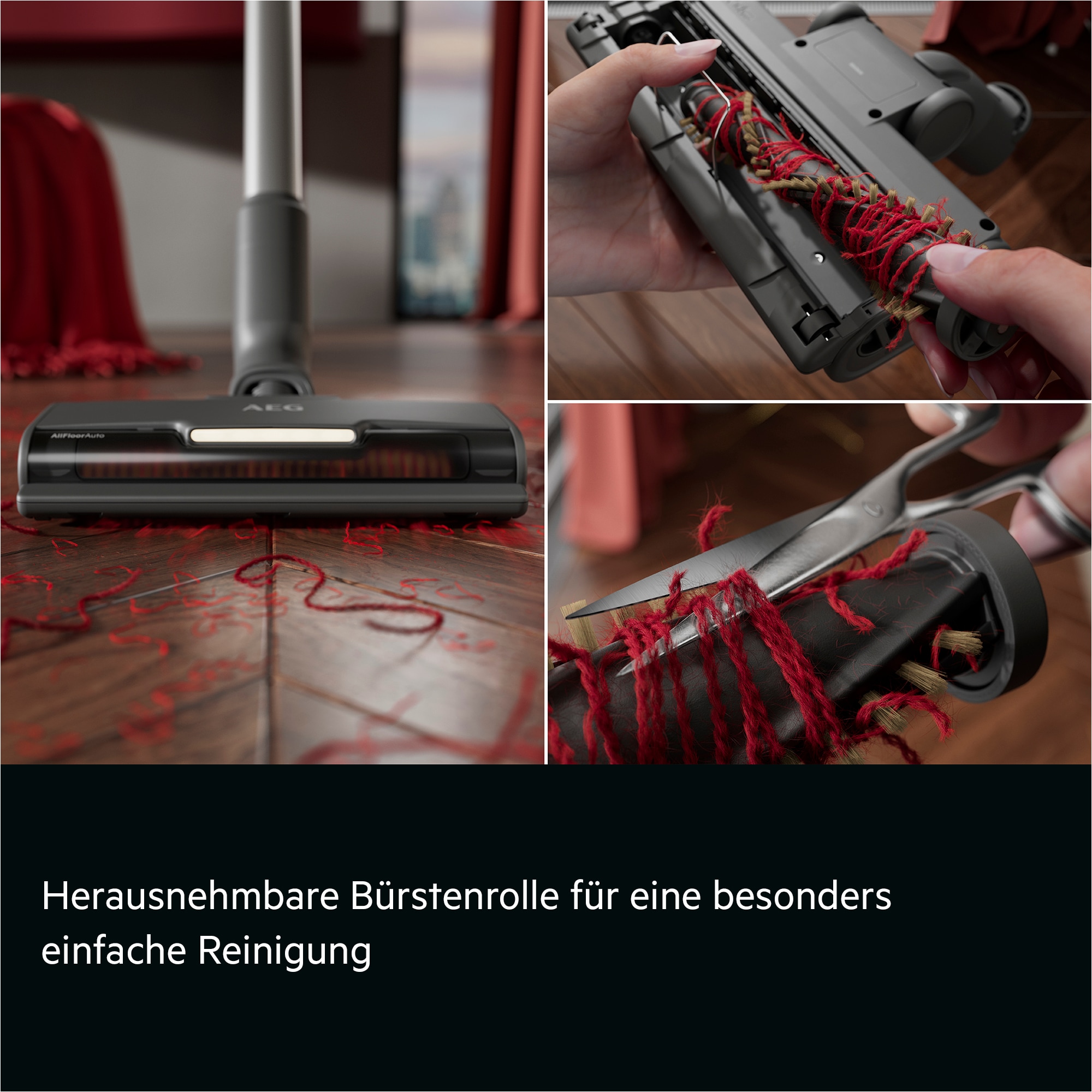 AEG Akku-Hand-und Stielstaubsauger »AP72AF21DG« Leicht & leistungsstark‑HEPA‑Filter: 99,99 % reinere Luft im Zuhause