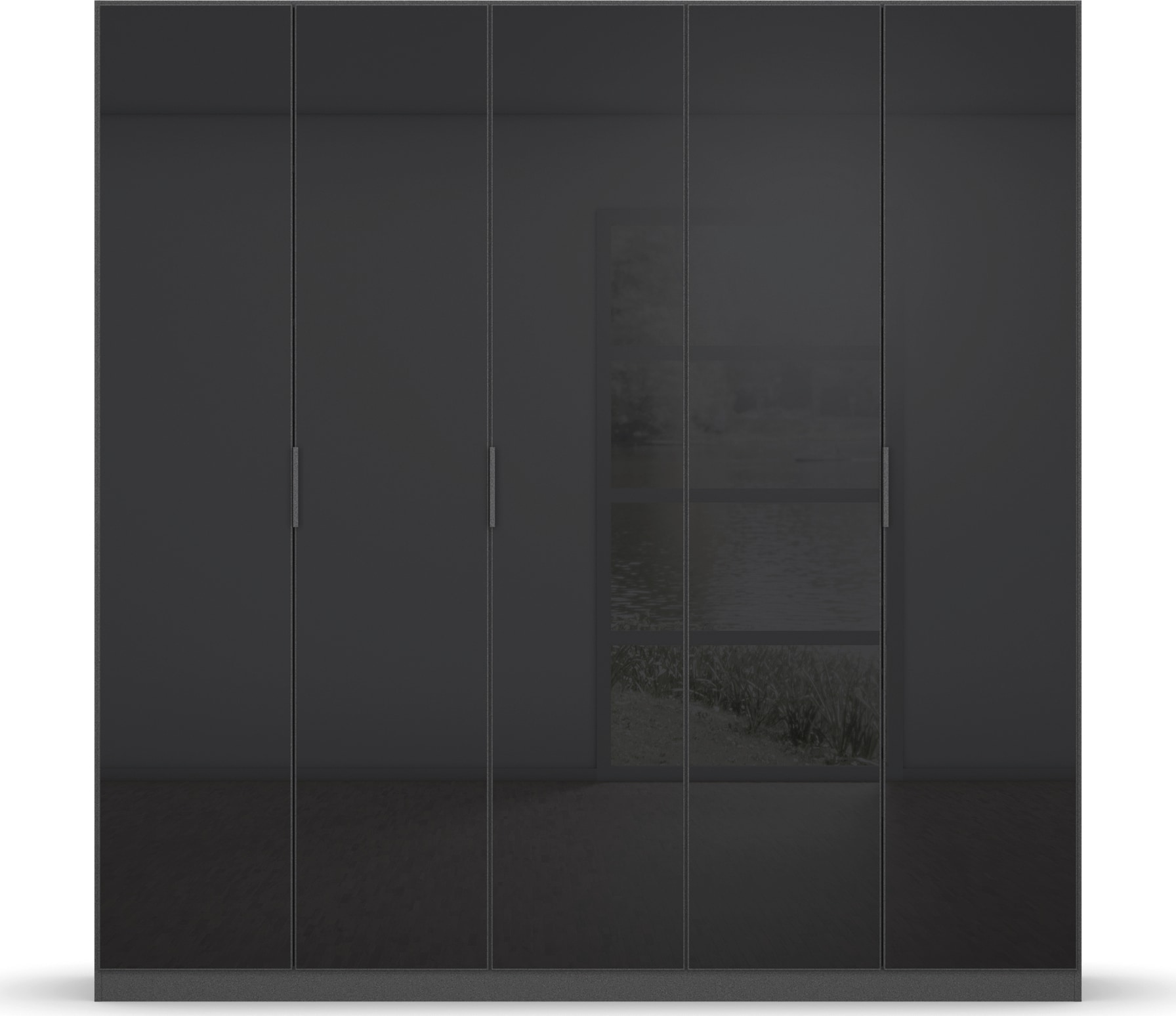 Drehtürenschrank sowie Innenschubladen inkl. OTTO im Glasfront, »Koluna«, extra Shop rauch 2 Online Böden