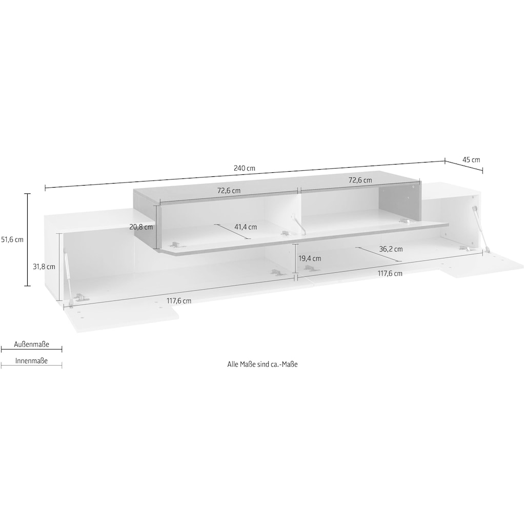 INOSIGN TV-Board »Coro«