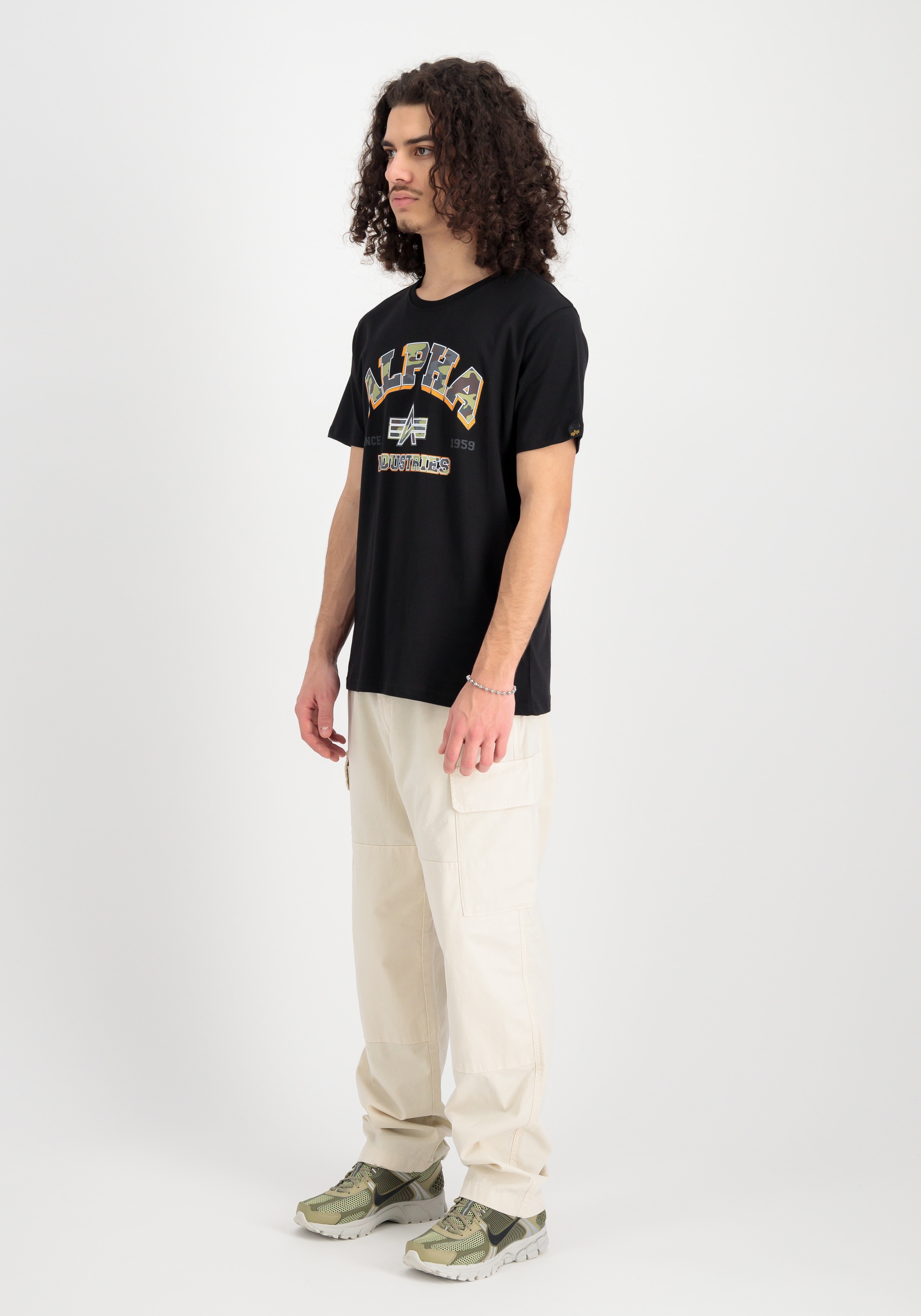 Alpha Industries T-Shirt »Alpha Industries Men - T-Shirts College Camo T-Shirt«