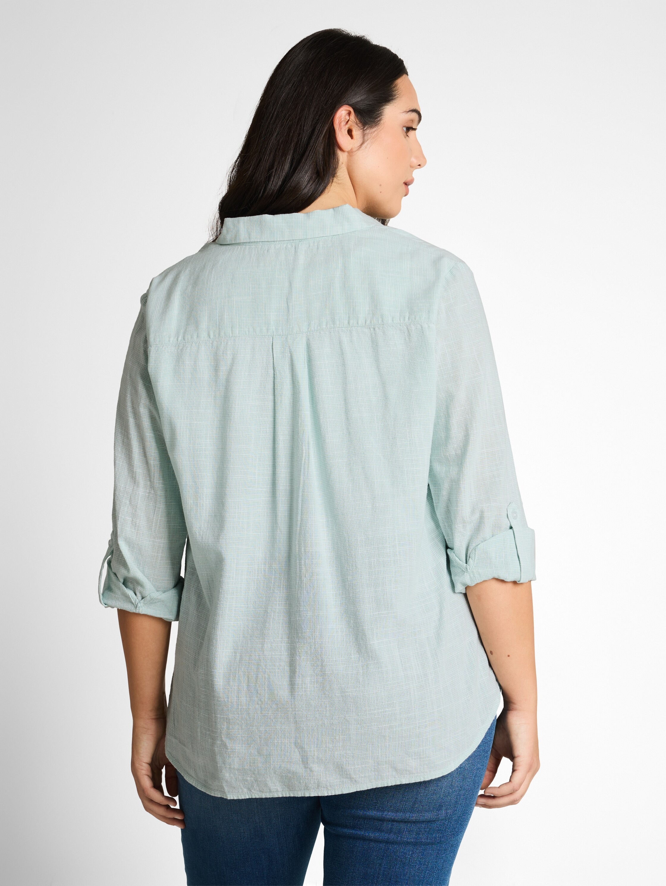 TOM TAILOR PLUS Shirtbluse mit aufgesetzten Brusttaschen