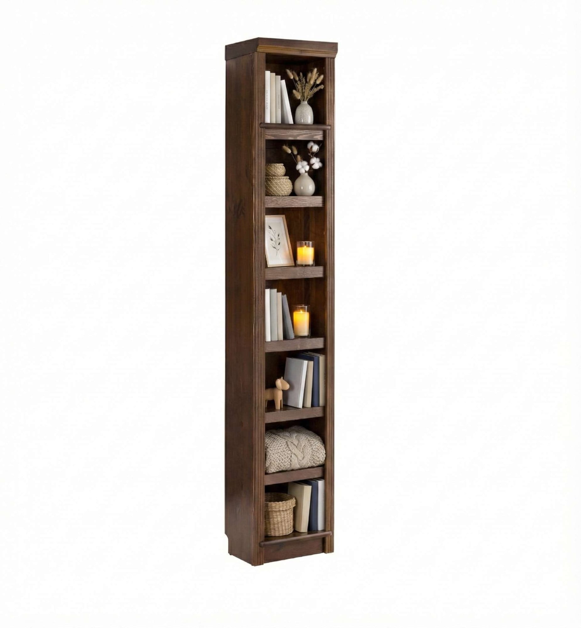 OTTO home Bücherregal »Soeren Regal B/T/H: 40/29/220 cm« Kiefer FSC®-zertifiziert, 7 Fächer und 6 Einlegeböden