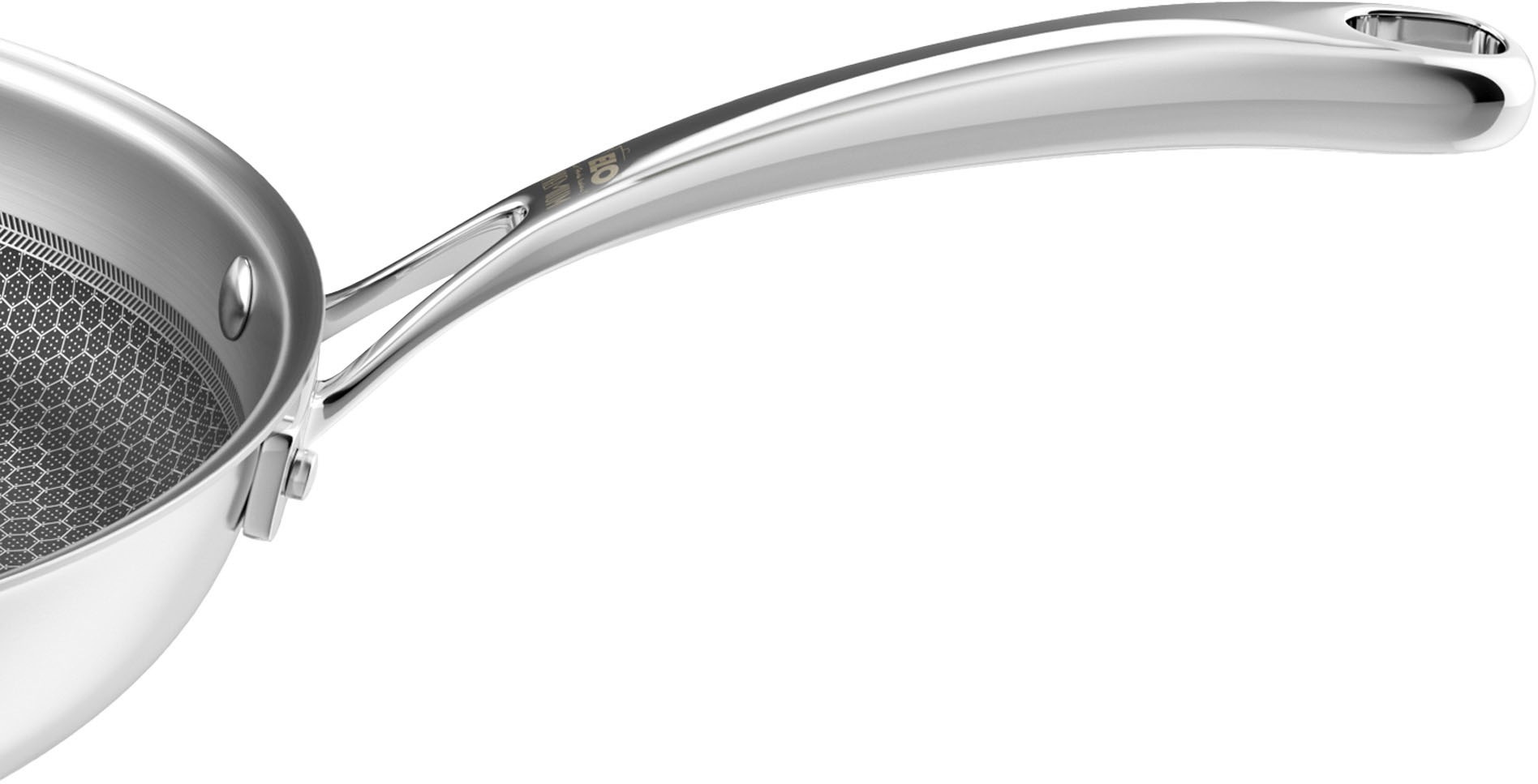 Elo Premium Bratpfanne »Relief Evolution« Edelstahl 18/10 1 tlg. tlg. einzigartiges Öl Dosiersystem, Induktion