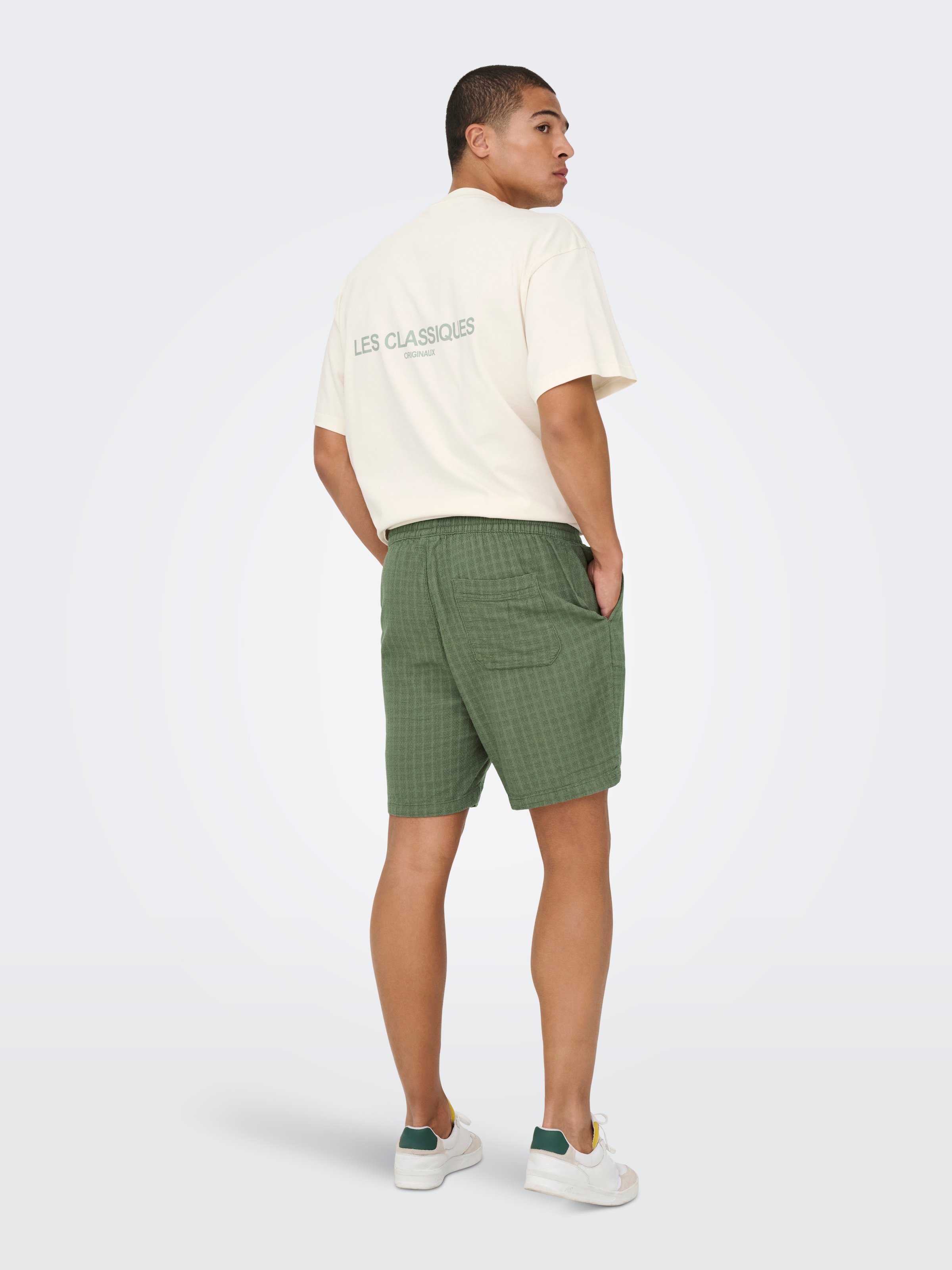 ONLY & SONS Shorts »ONSTEL LINEN LATHAM 0257 SHORTS«