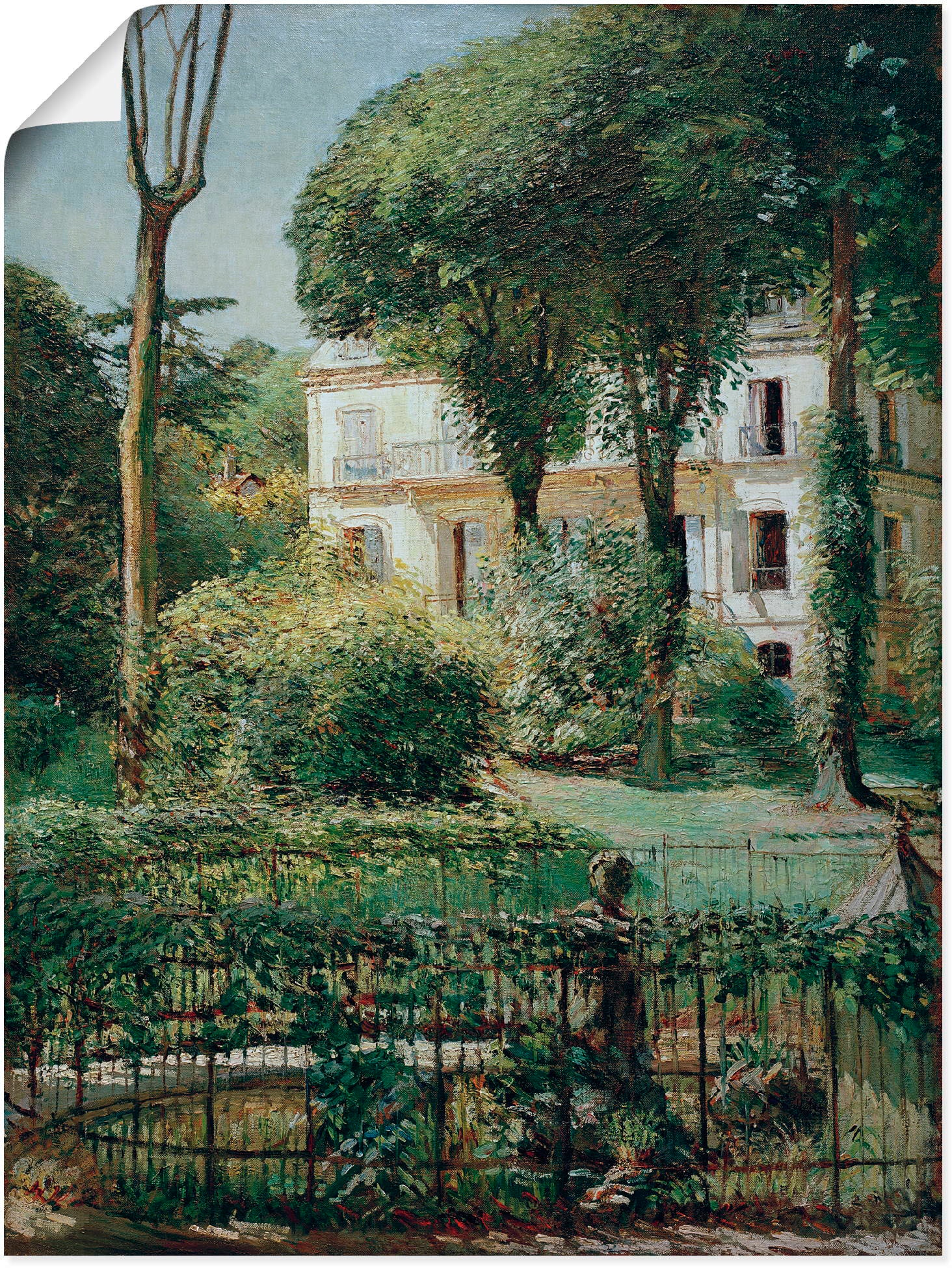 Gartenbilder, OTTO »Villa Online St.), Wandbild Poster versch. Wandaufkleber in im Paris«, Alubild, als Größen Leinwandbild, in bestellen Shop (1 oder Artland
