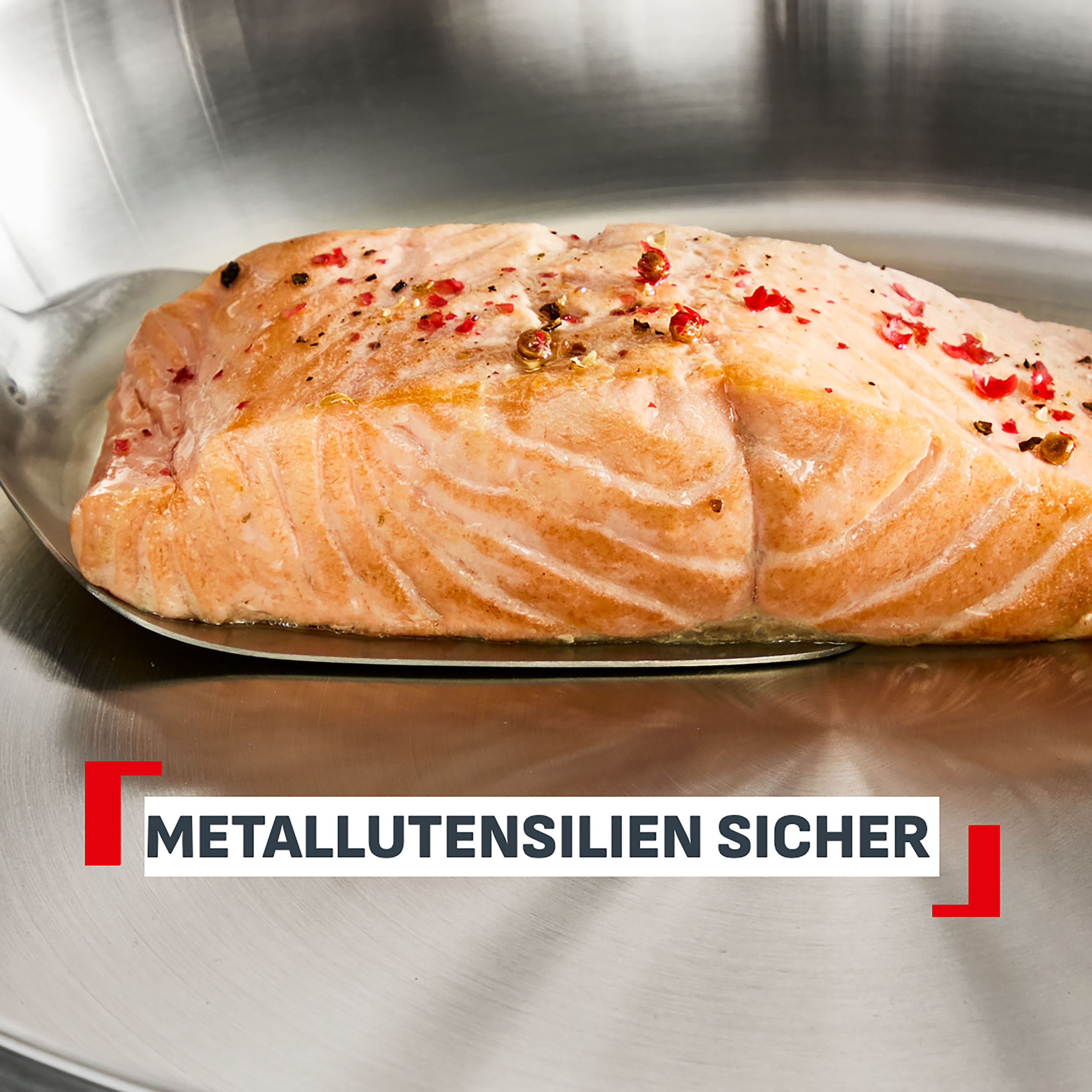 Tefal Wok »Emotion+« Edelstahl 1 tlg. Premium Edelstahl, Induktion, spülmaschinenfest, hochglanzpoliert