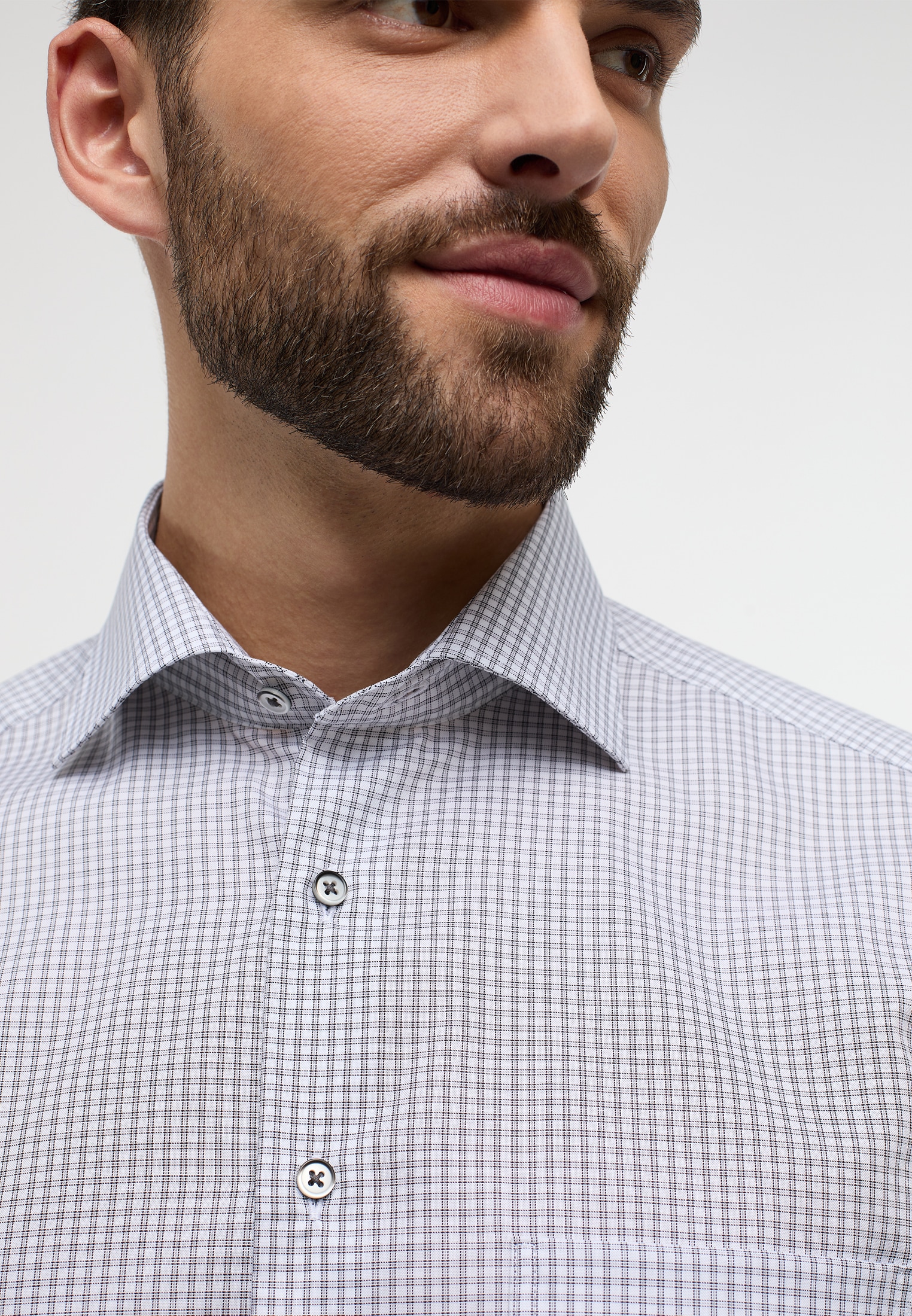 Eterna Langarmhemd »MODERN FIT«, NON IRON (bügelfrei)