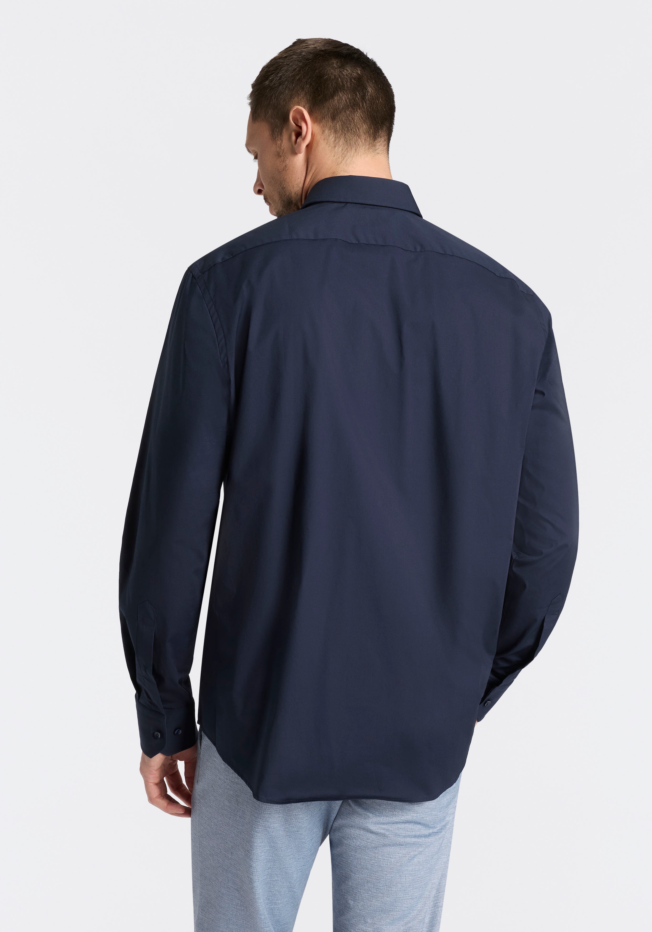 BOSS Businesshemd Kentkragen, Regular Fit, bügelleichte Qualität