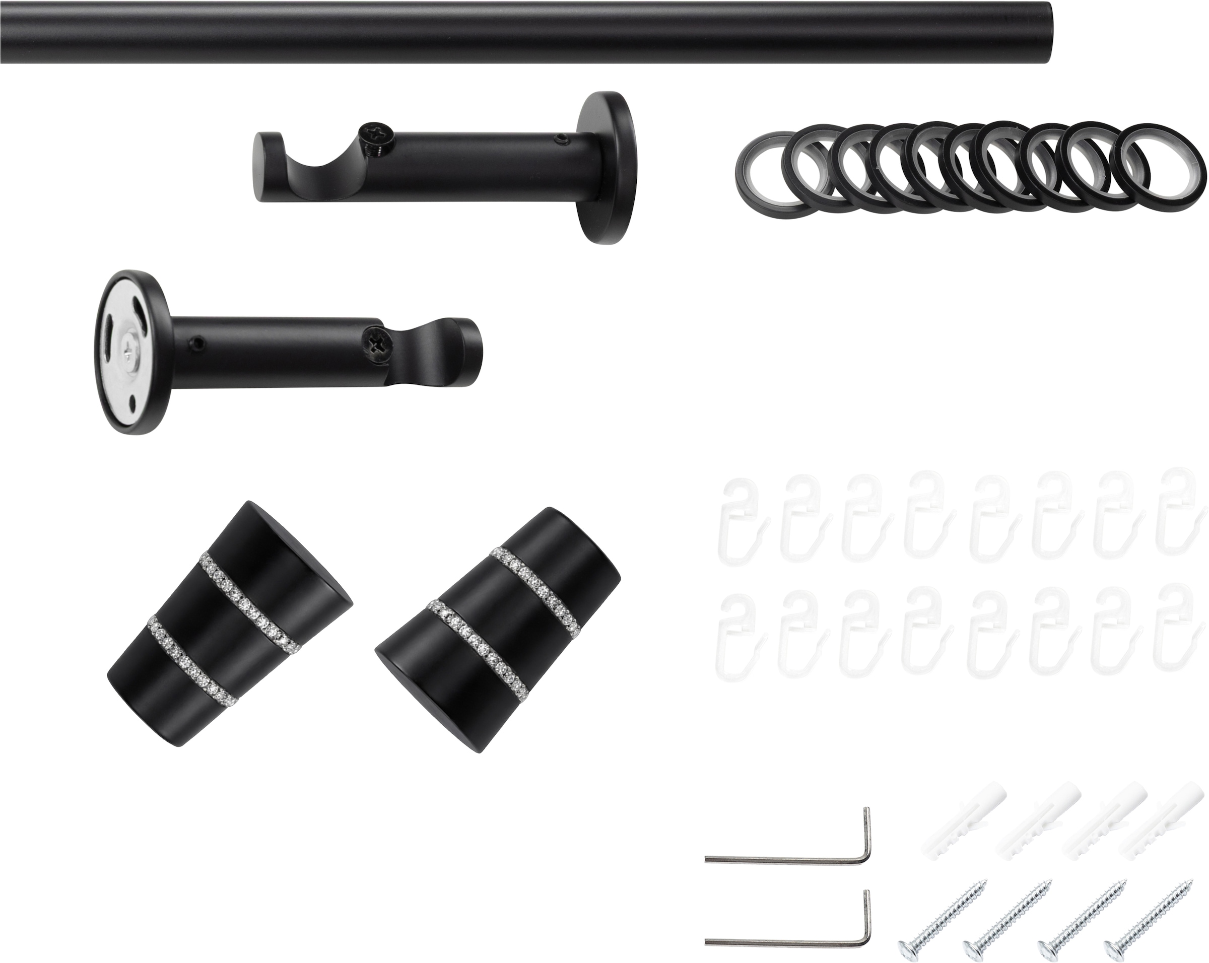 SN DECO GROUP Ø 19 mm 1 läufig-läufig Fixmaß;kürzbar