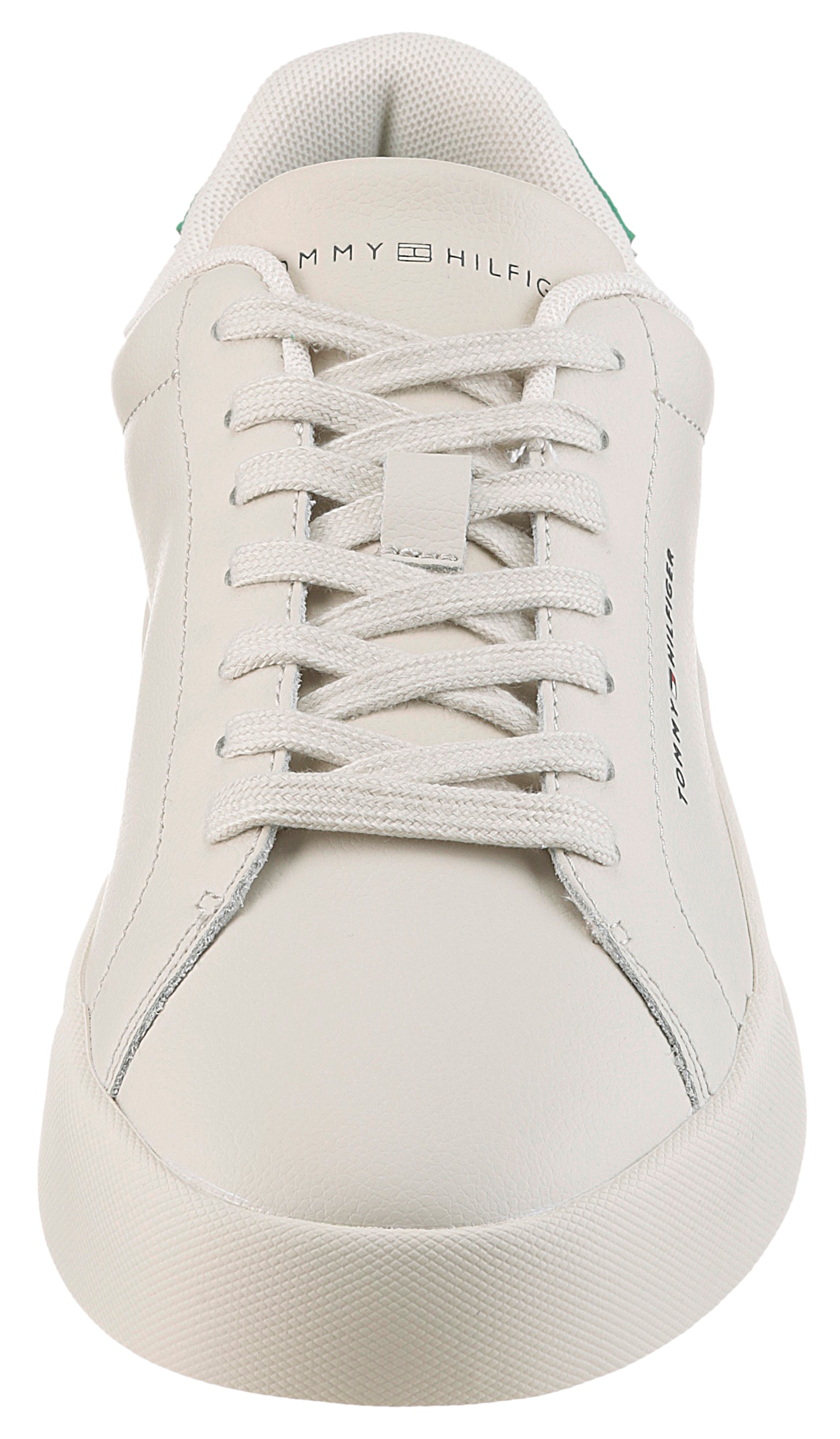 Tommy Hilfiger Sneaker »TH COURT LTH DETAIL ESS«, Freizeitschuh, Halbschuh, Schnürschuh mit seitlichem Logoschriftzug