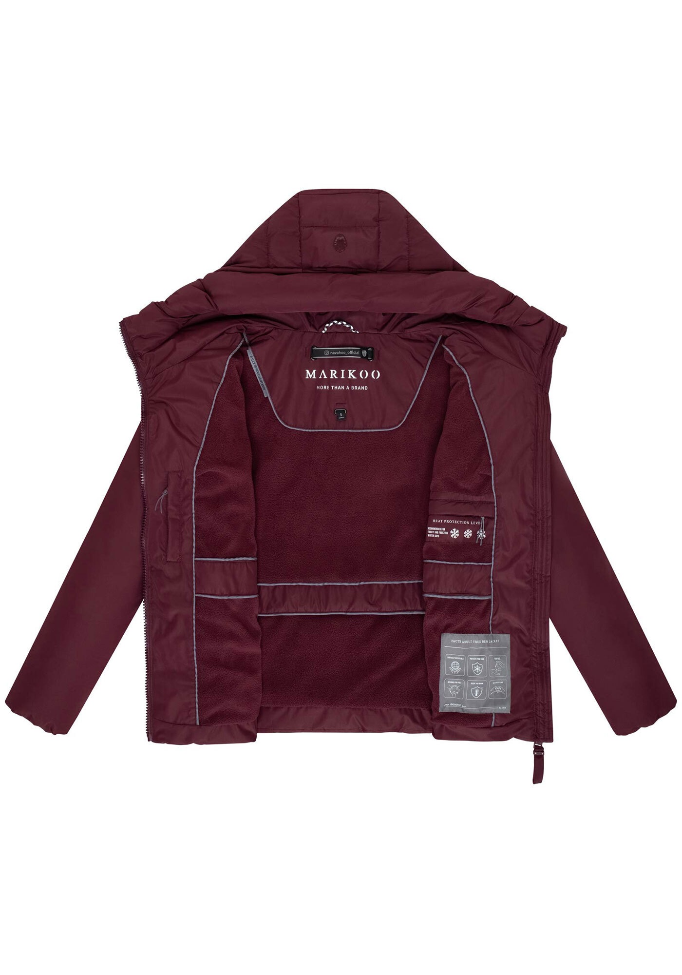 Marikoo Winterjacke »Marikoo Himee Damen Winter Herbst Steppjacke N073«