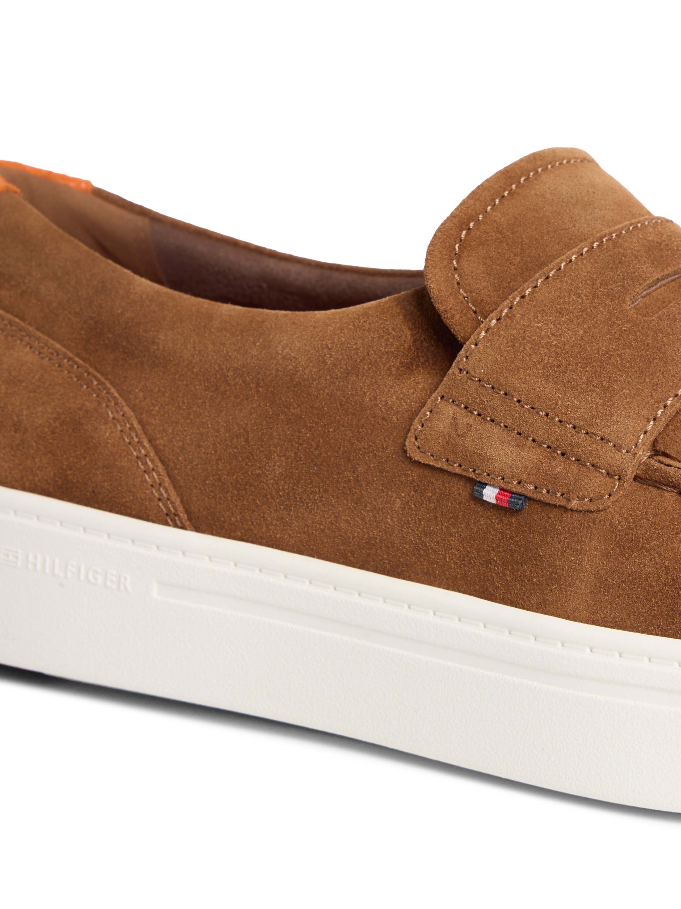 Tommy Hilfiger Loafer »MODERN LIGHT HYBRID SUEDE LOAFER«  Businessschuh, Slipper, Schlüpfschuh, mit modischem Zierriegel