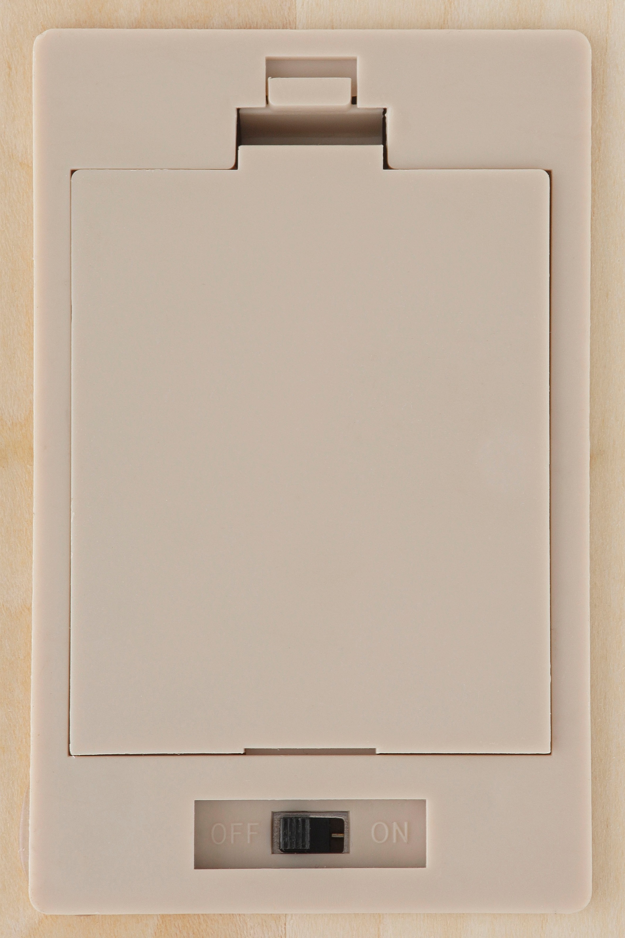 OTTO home Dekobaum »Weihnachtsdeko, Schneelandschaft, mit LED Beleuchtung« mit Hütte und Skifahrern, Höhe ca. 48 cm