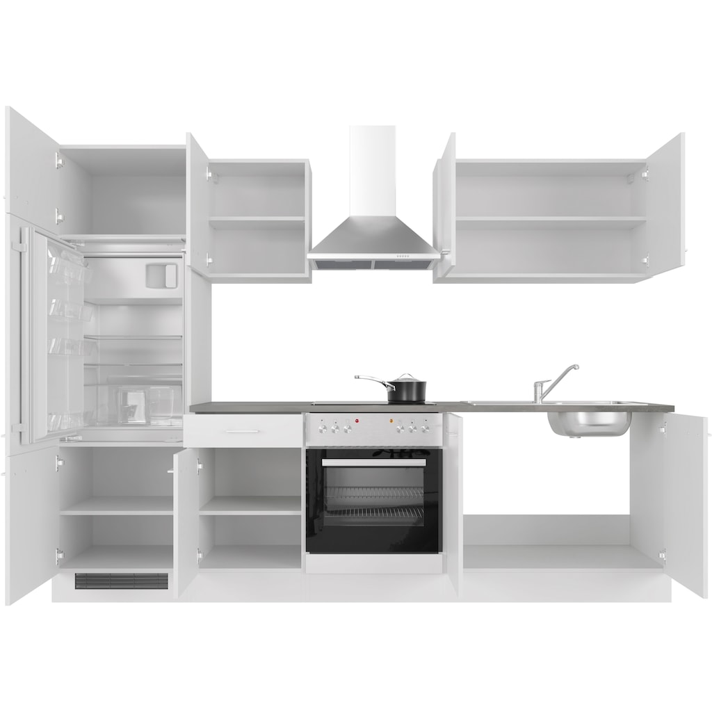 Flex-Well Küche »Lucca«, wahlw. mit E-Geräten, Breite 270 cm