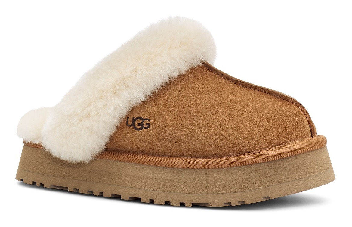 Ugg Damen Pantoffel »DISQUETTE« Homeslippers in braun, Größe 6 (37)