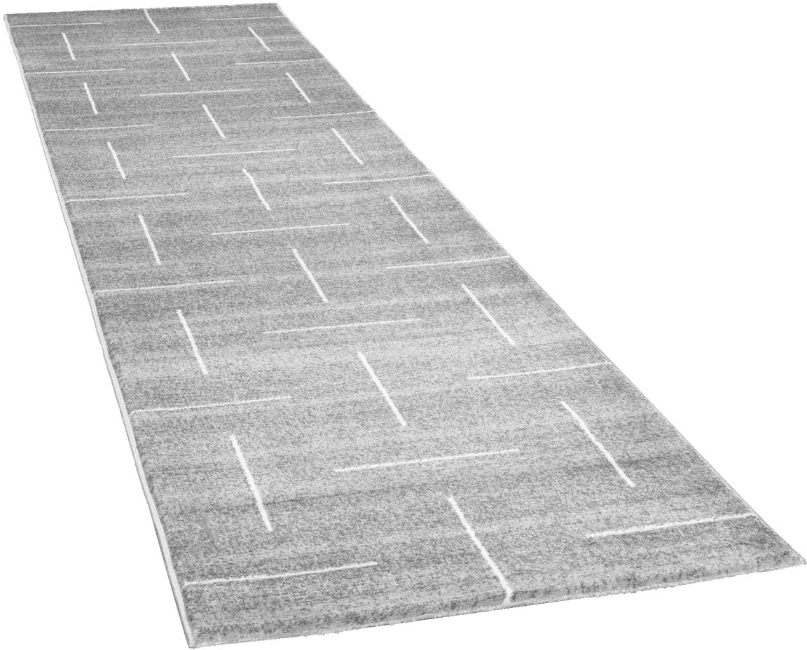 Paco Home Läufer »Tibesti5085«, rechteckig, 15 mm Höhe, Teppich-Läufer, Kurzflor, gewebt