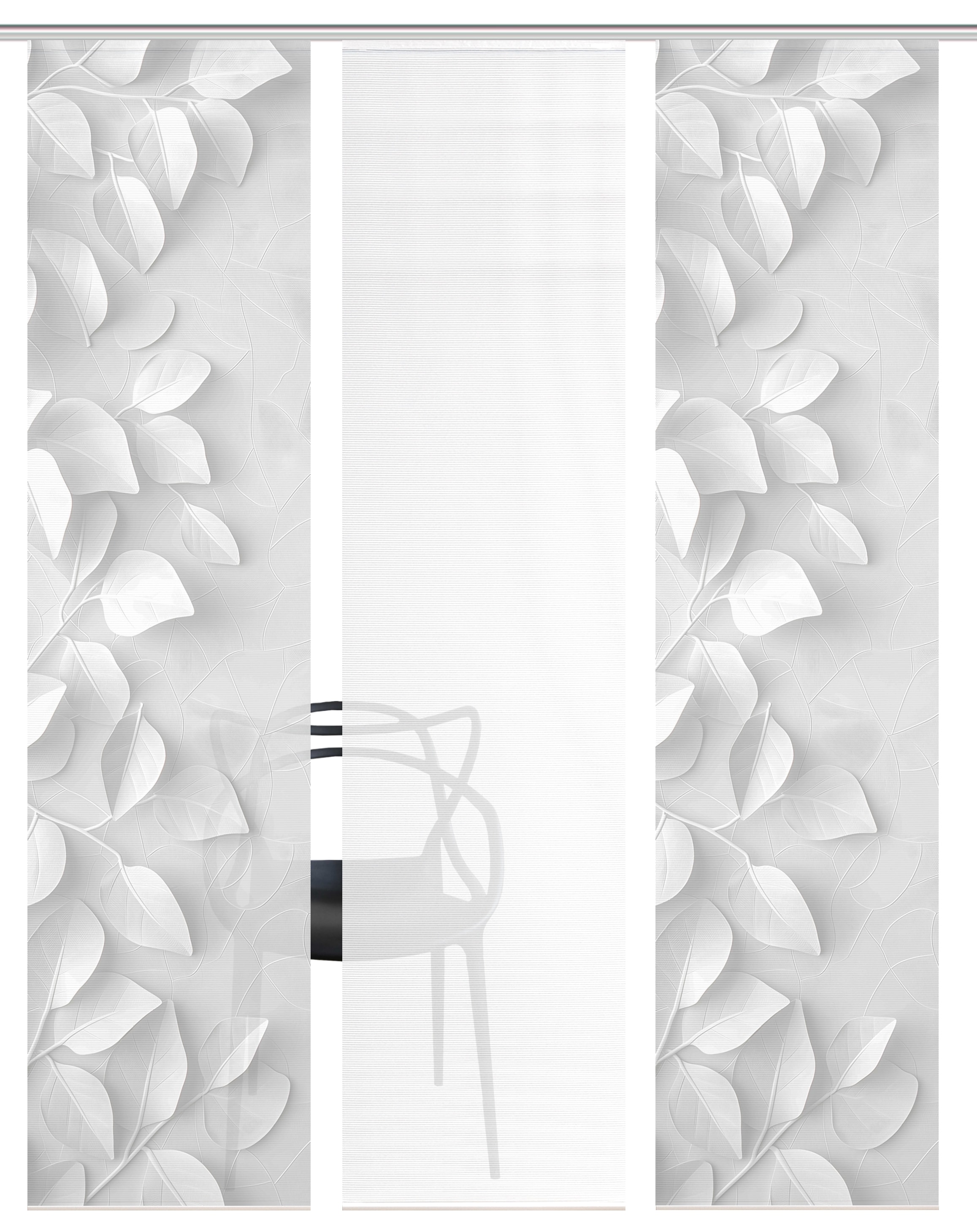 Vision S Schiebegardine »RIXA« Paneelwagen 3 Stk. tlg. Schiebevorhang,Bambusoptik,Digitaldruck,SET