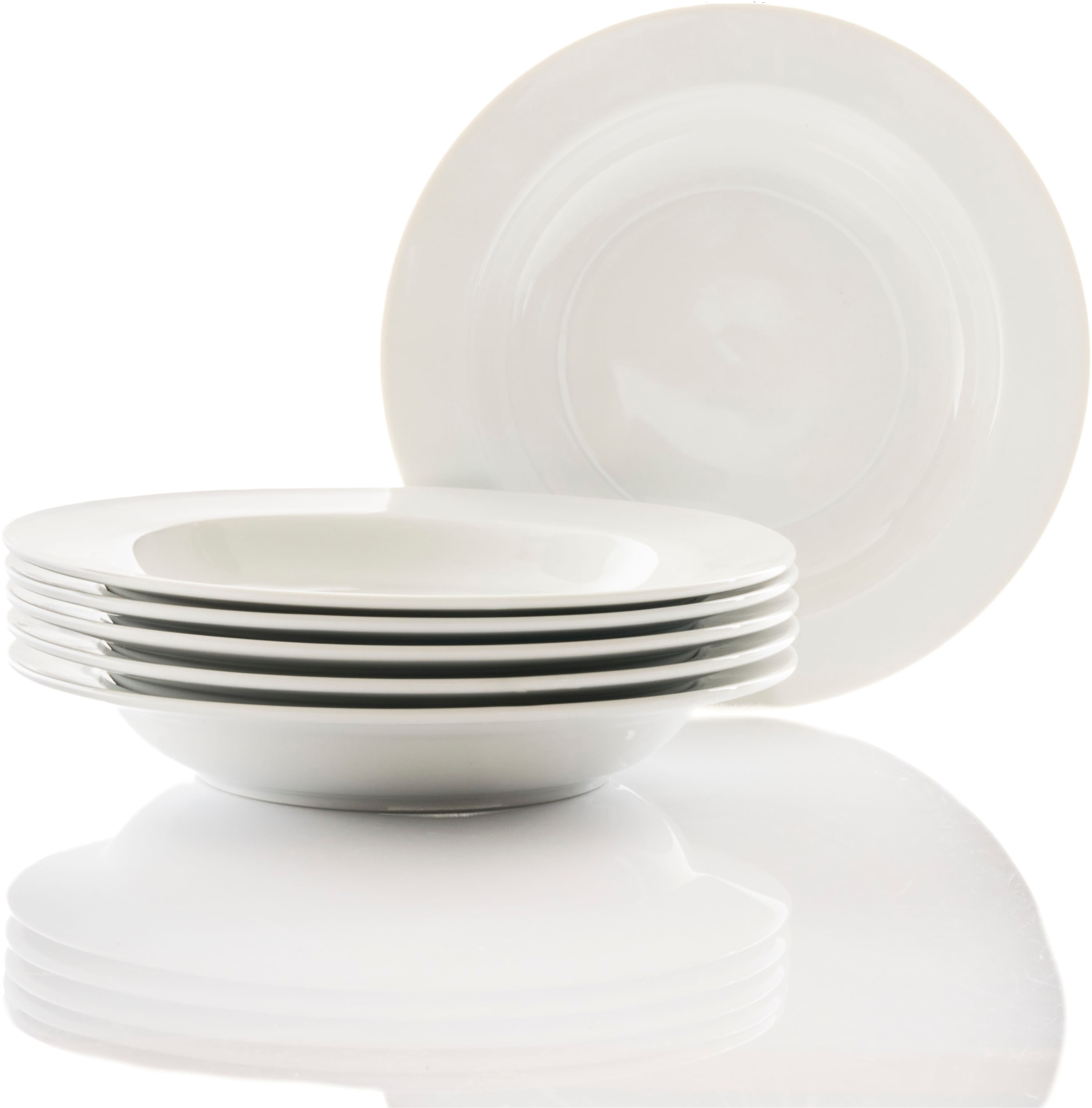 Retsch Arzberg Kombiservice »HEIKE WEISS, Geschirr-Set 30-teilig für 6 Personen, Porzellan, rund« Geschirrklassiker in der traditionellen runden Form, zeitlos und chic