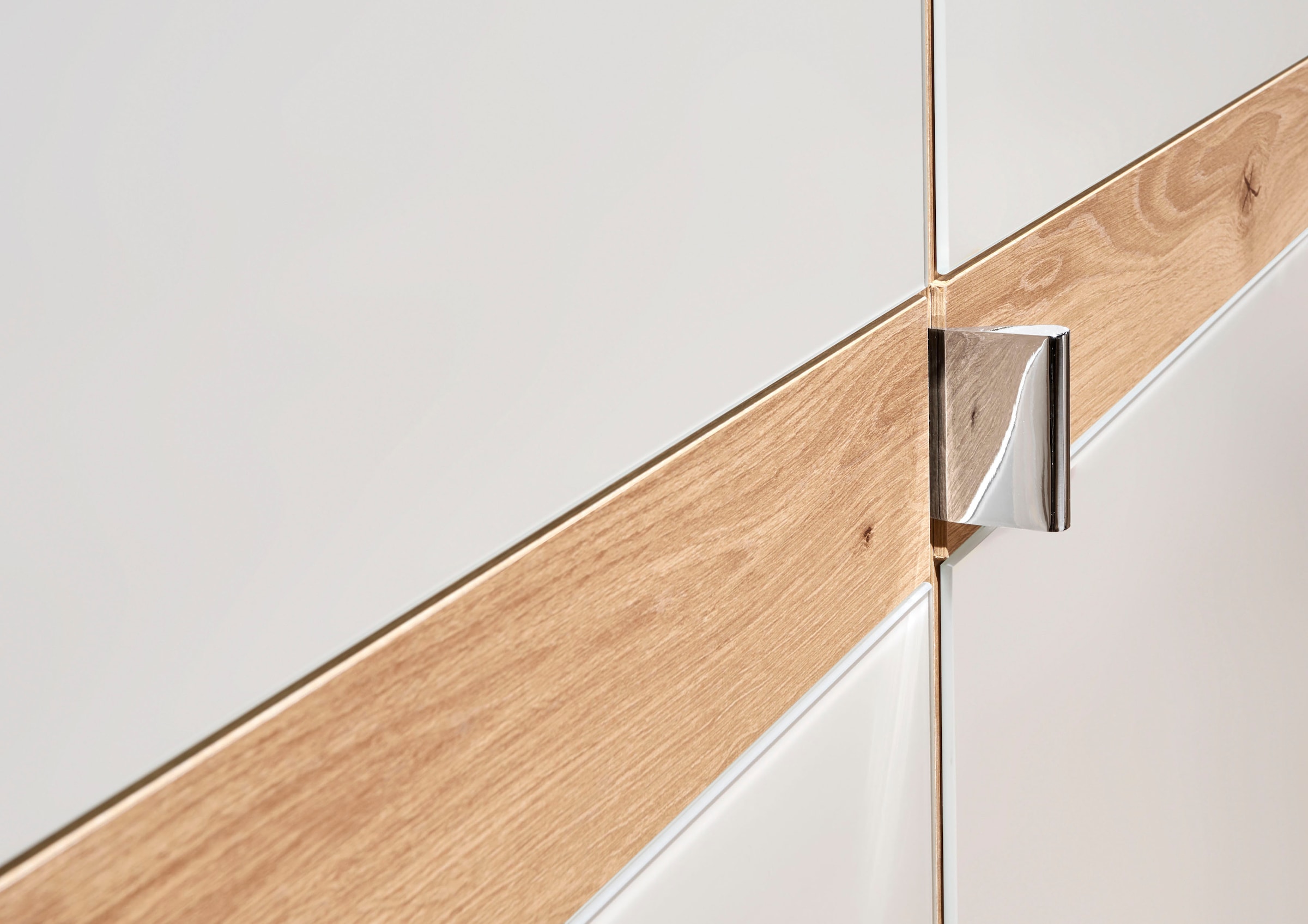 WIEMANN Drehtürenschrank »Barcelona« mit Spiegelfront und schmaler Bauchbinde