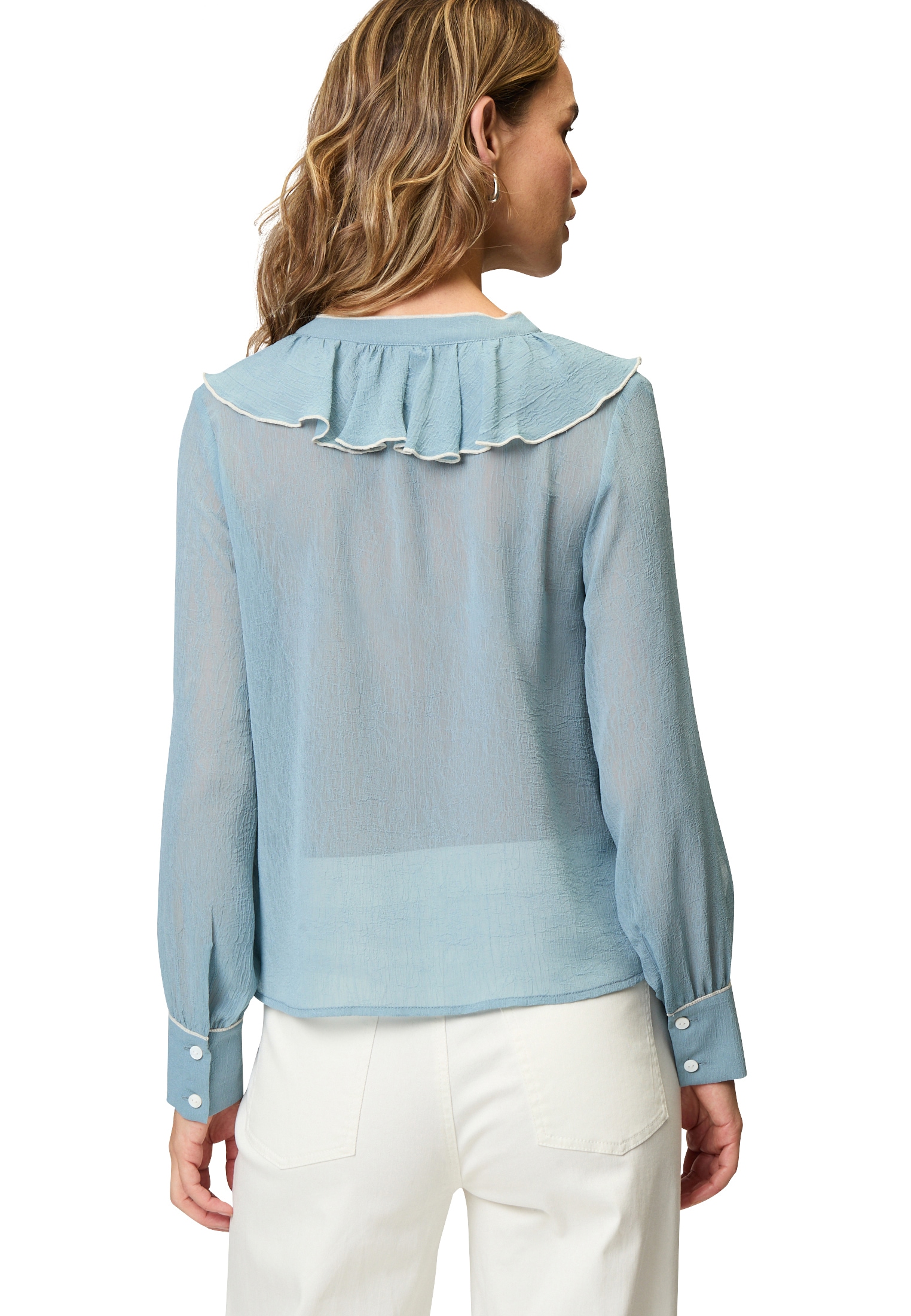Zero Chiffonbluse »Chiffonbluse mit Volants«
