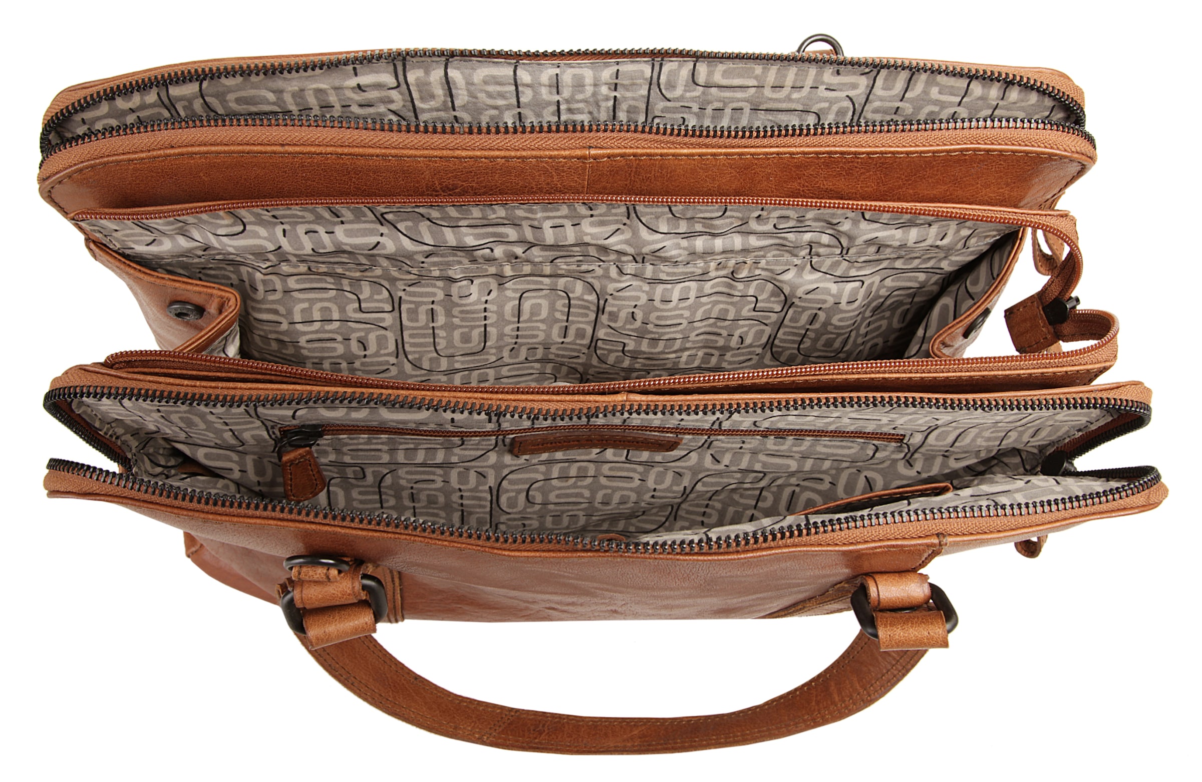 Spikes & Sparrow Shopper »LAPTOP SHOULDERBAG«, echt Leder