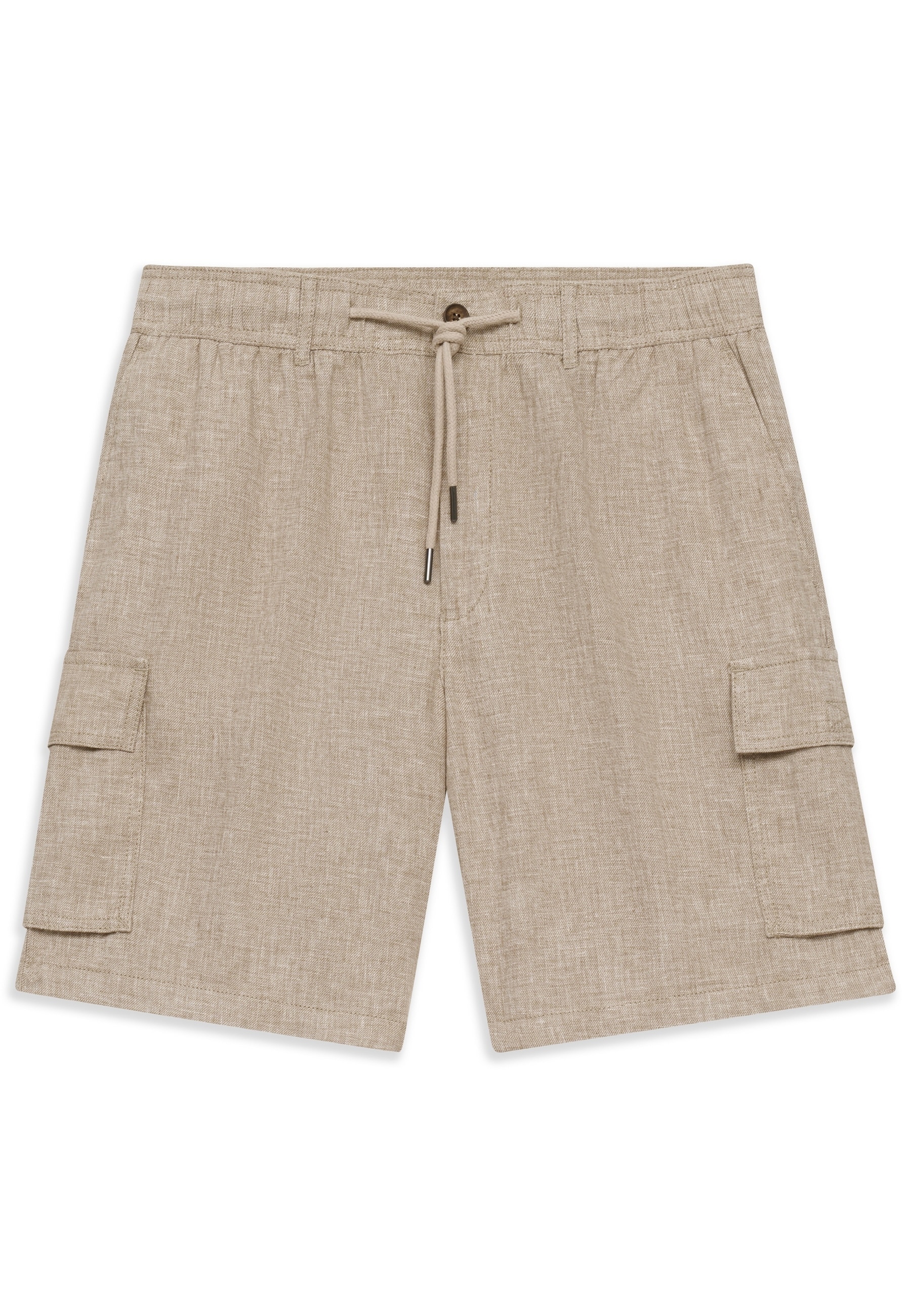 bugatti Bermudas  Leinen-Mix mit Kargo-Taschen