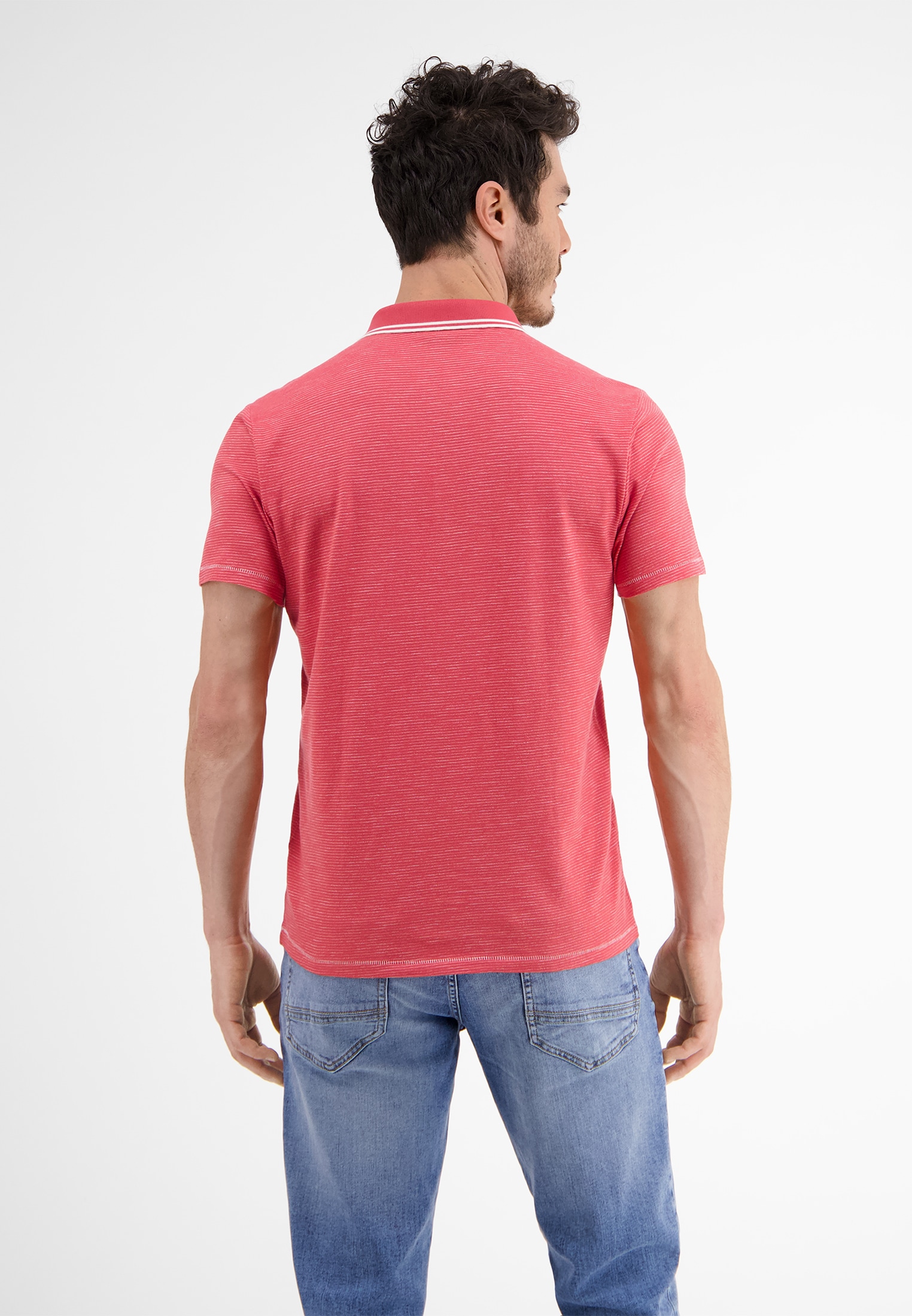 LERROS Poloshirt »LERROS Poloshirt mit Finelinerstreifen«