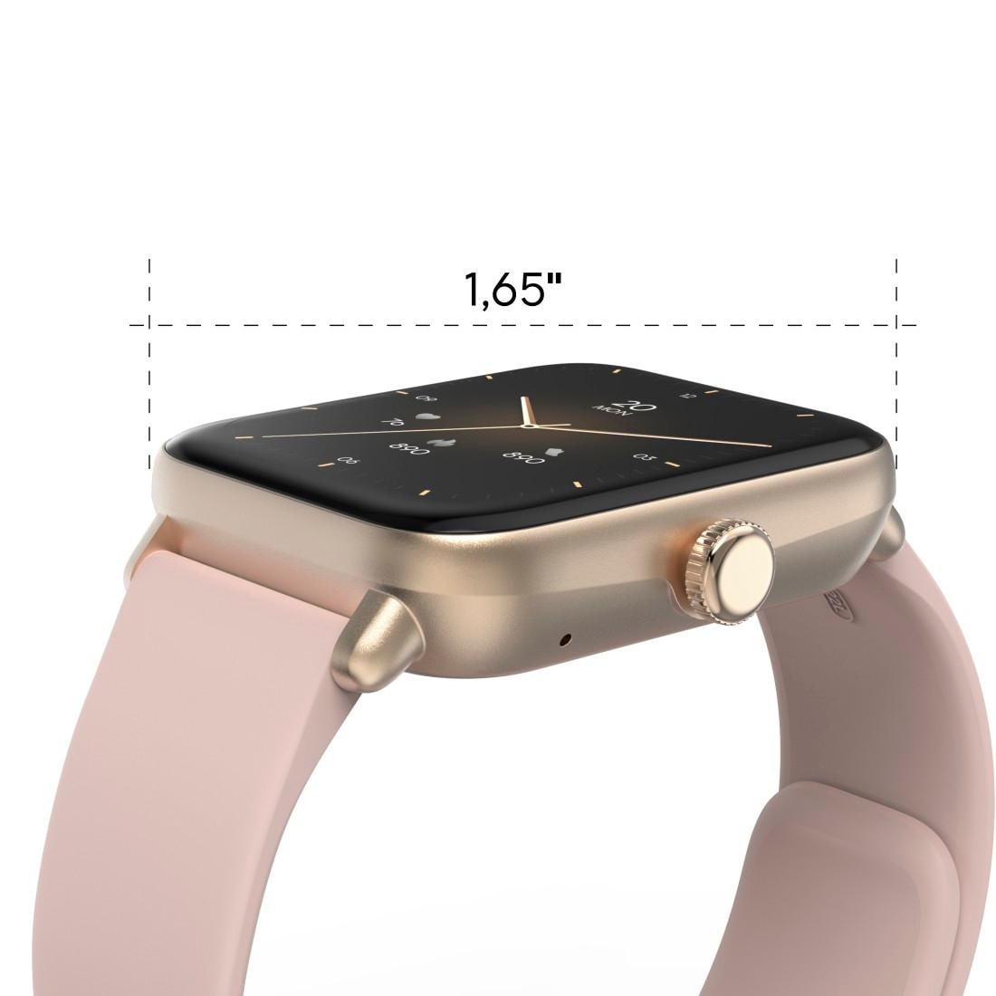 Hama Smartwatch »Smartwatch 1,65“ mit GPS (Fitness, Puls, wasserdicht)«(/ 1,65 ″)