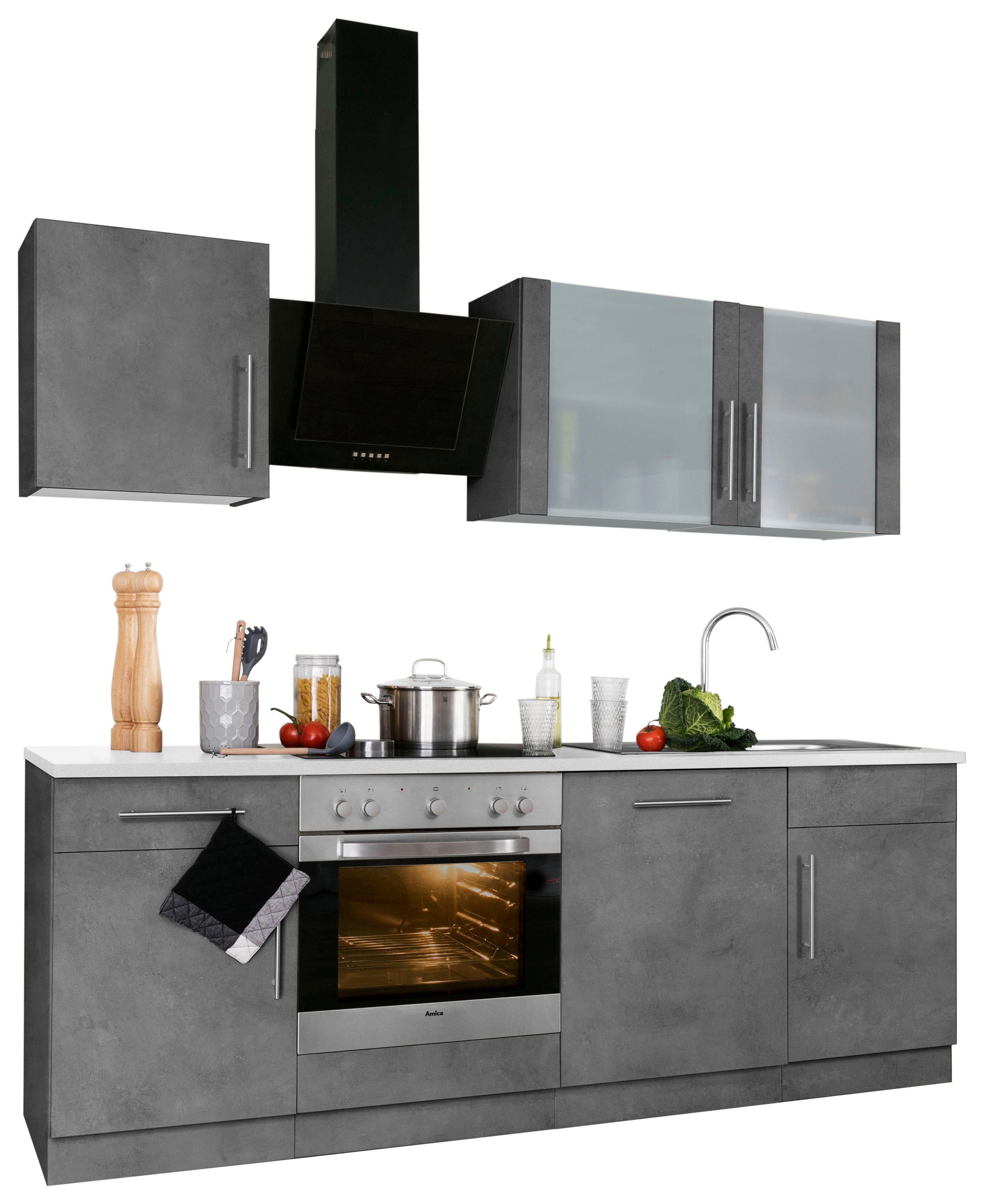 wiho Küchen »Cali«, OTTO Breite cm 220 bei Küchenzeile E-Geräten, mit online