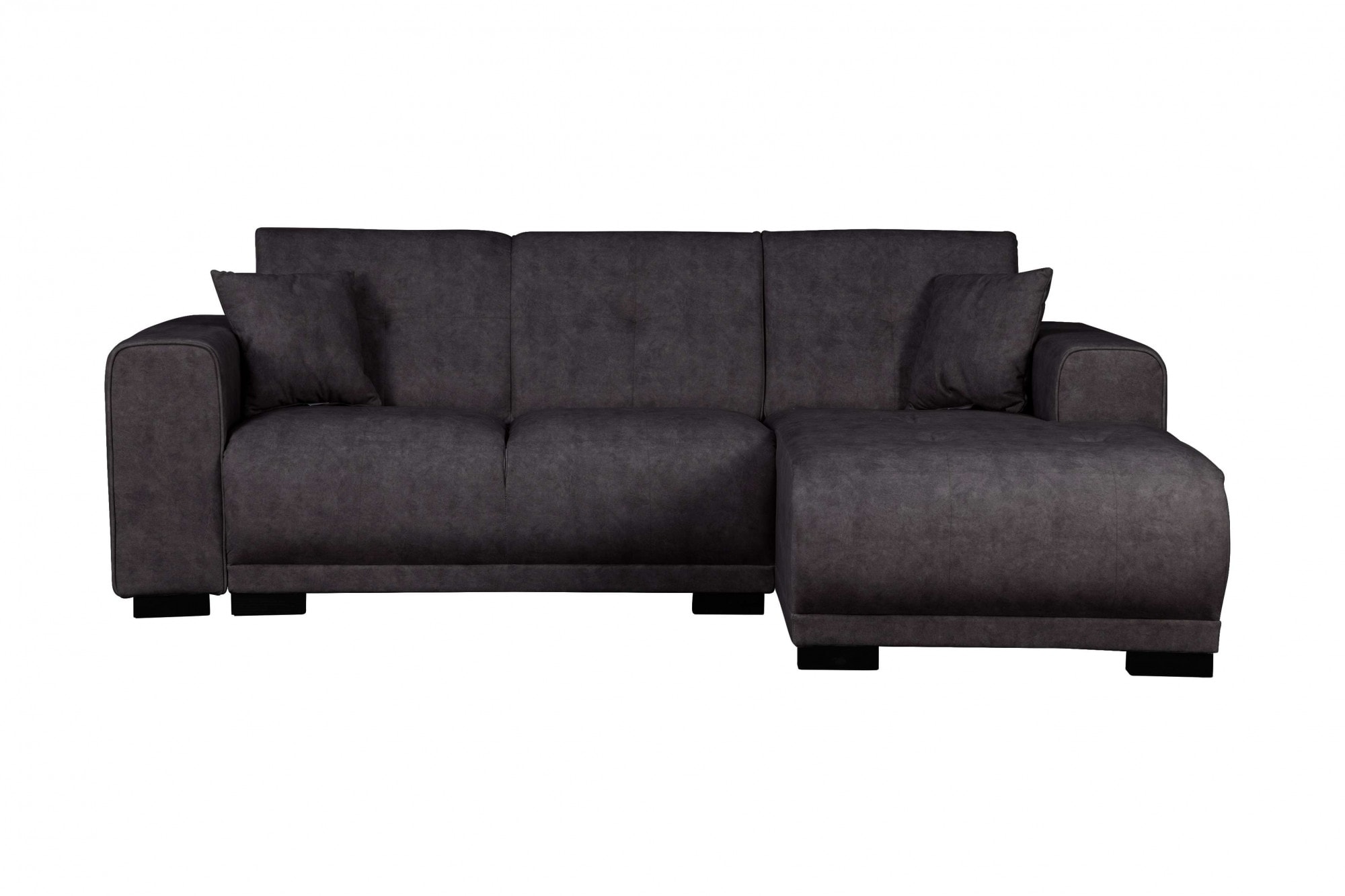 Home affaire Ecksofa »Langeland L-Form«, incl. 2 Zierkissen, Recamiere wahlweise links oder rechts