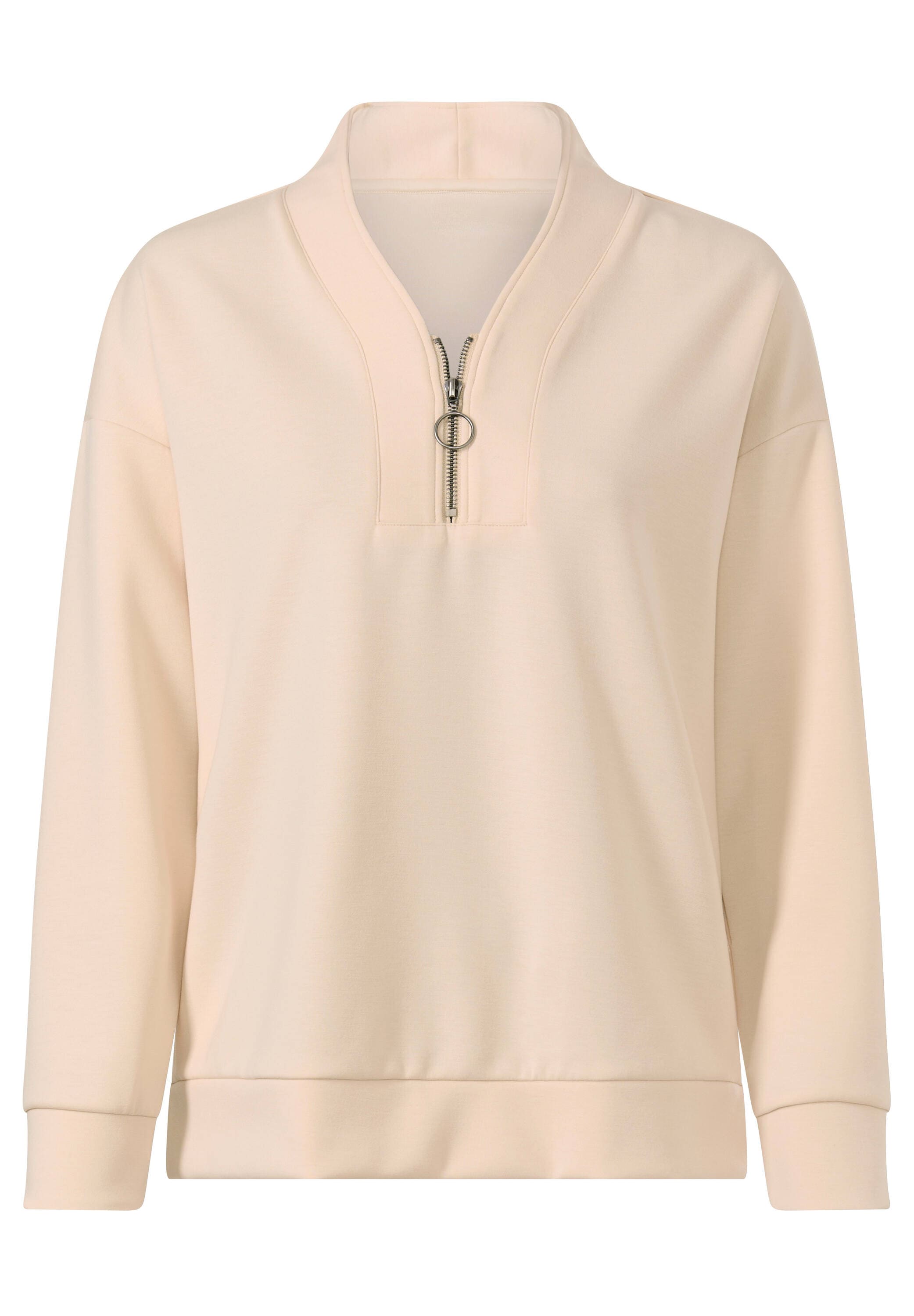 heine Sweatshirt »Sweatshirt Stehkragenshirt mit Seitenschlitzen«
