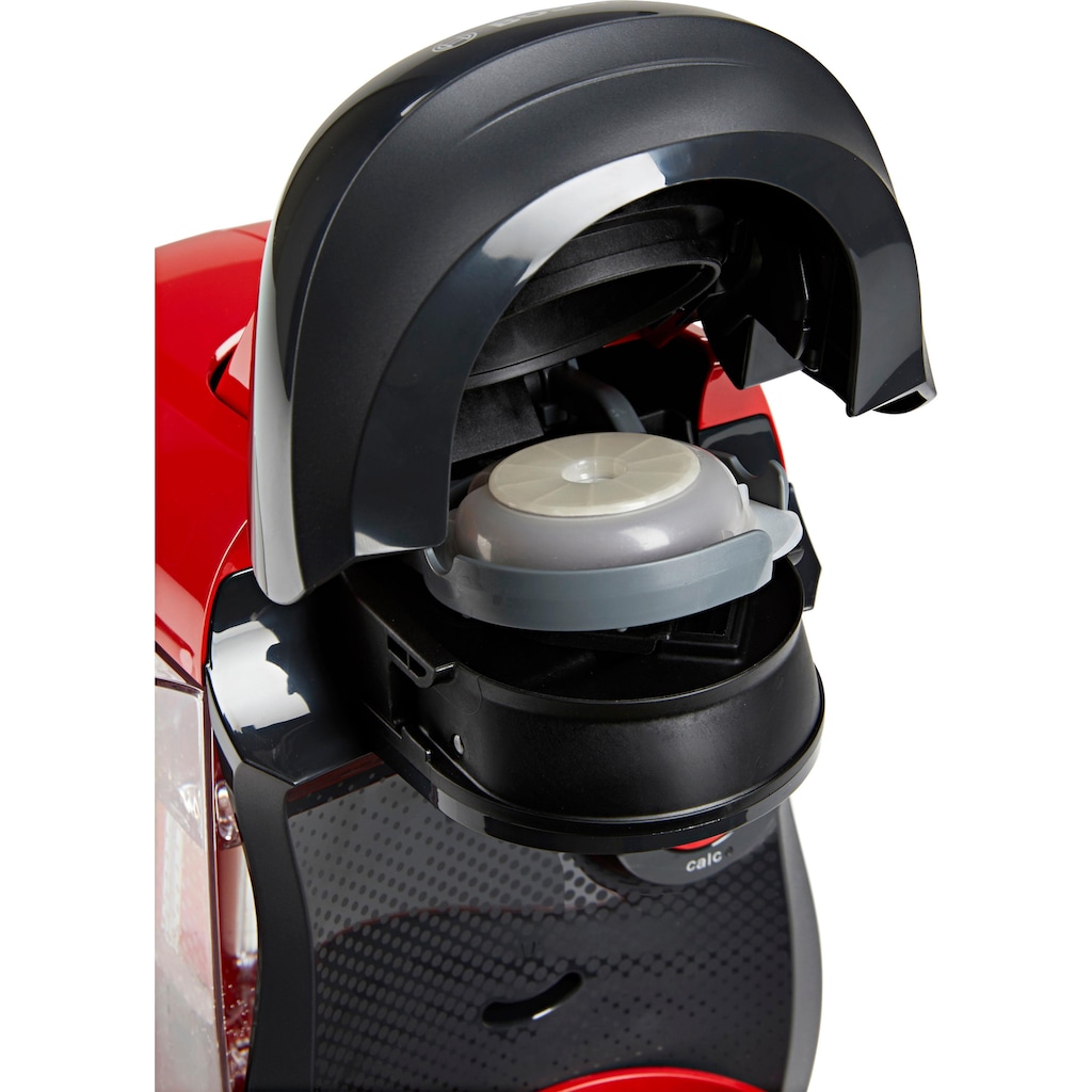 TASSIMO Kapselmaschine »Happy TAS1002N, über 70 Getränke, platzsparend«, geeignet für alle Tassen, Wassertank 0,7 L, rot/anthrazit