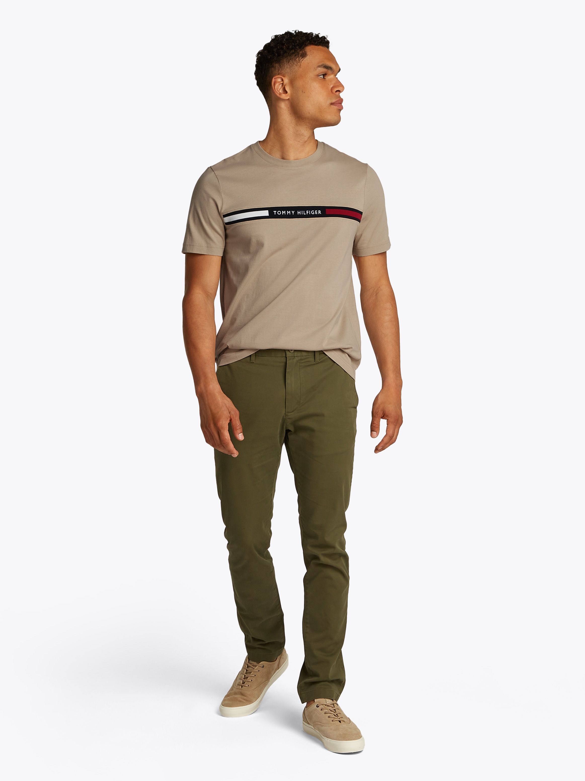 Tommy Hilfiger T-Shirt »HILFIGER CHEST INSERT TEE«