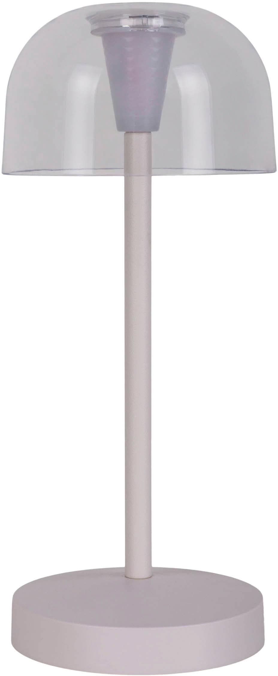 näve LED Tischleuchte »Gomba 18,5 cm« LED-Modul 2 Stk. Warmweiß 2er Set, aufladbar, USB Kabel, Memoryfunktion, stufenlos dimmbar