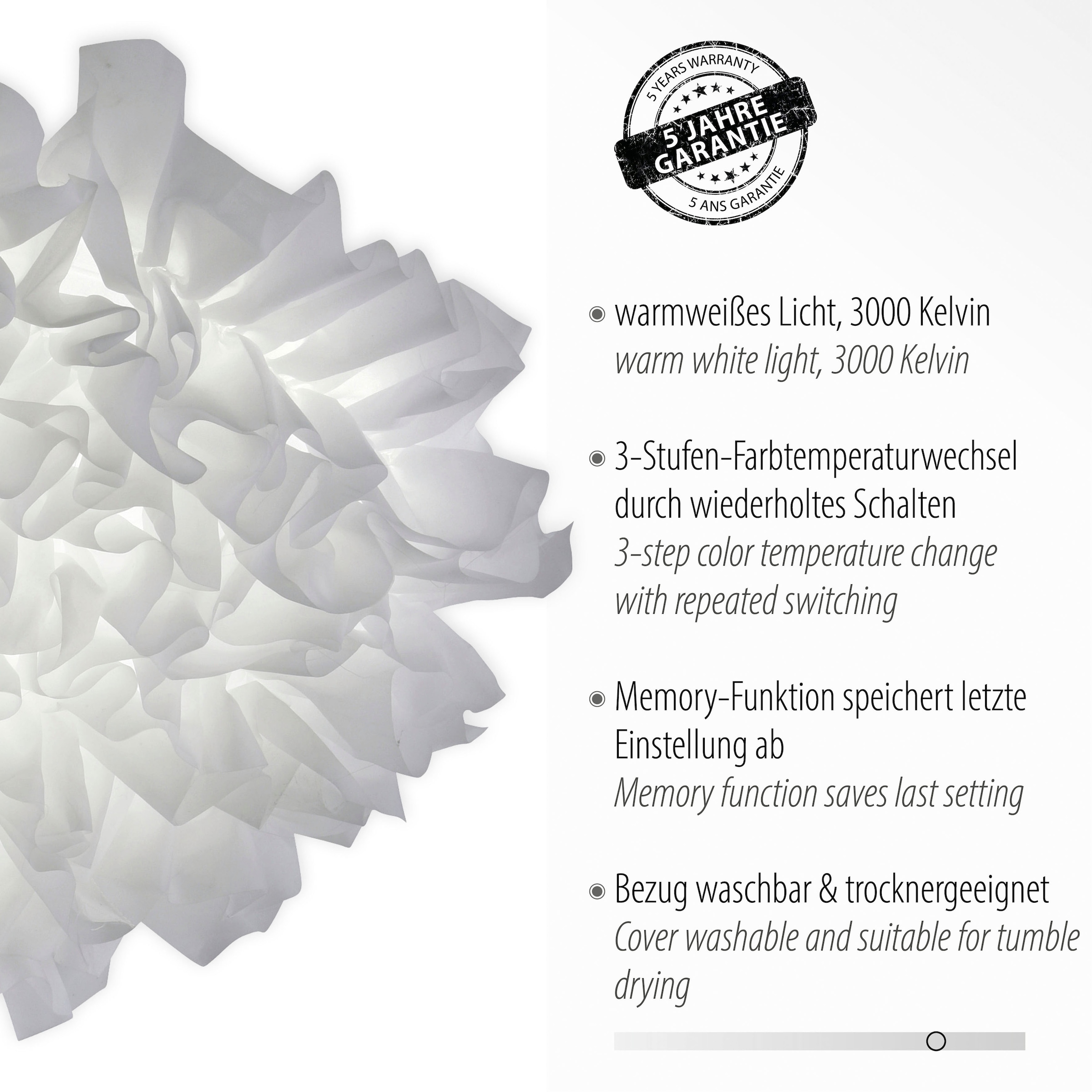 JUST LIGHT Deckenleuchte »ZEUS«, 1 flammig, Leuchtmittel LED-Board | LED fest integriert, LED, dimmbar, Switchmo,Memory, nach Trennung vom Netz