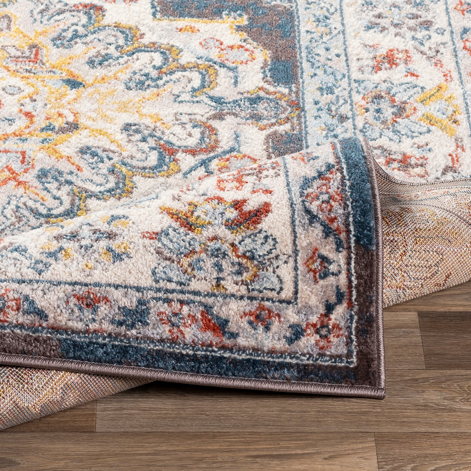 Livabliss Teppich »CASABLANCA«, rechteckig, 12 mm Höhe, Vintage Orientteppich, Kurzflor Boho Wohnzimmerteppich, Läufer