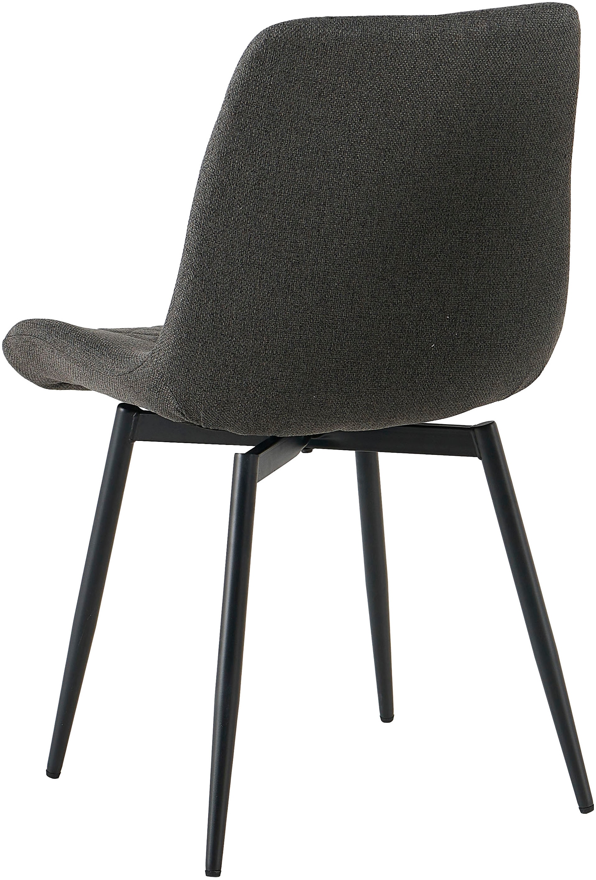OTTO home 1100000002199 »Juniper, Set, 5-tlg.« Set, 5 tlg. Tisch 140x80cm in Sinterstein-Keramikoptik mit 4 Stühlen, 360° drehbar