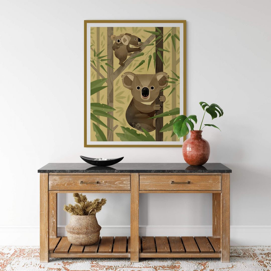 Online Tiere, Wandposter (1 »Koala«, St.), OTTO Poster, im Wandbild, Poster Bild, Shop Wall-Art