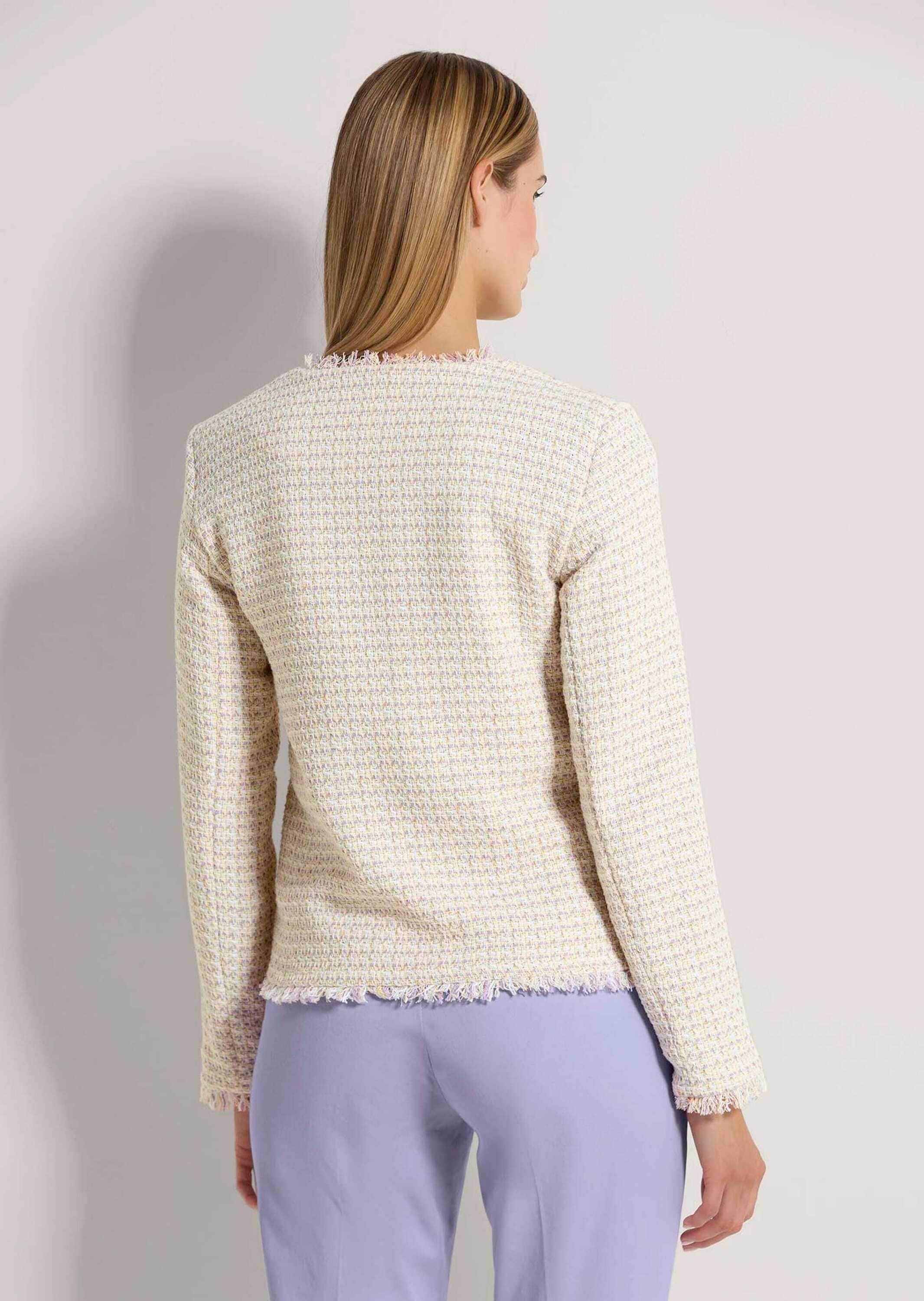 MADELEINE Jerseyblazer »Blazer Kurzer Bouclé-Blazer«