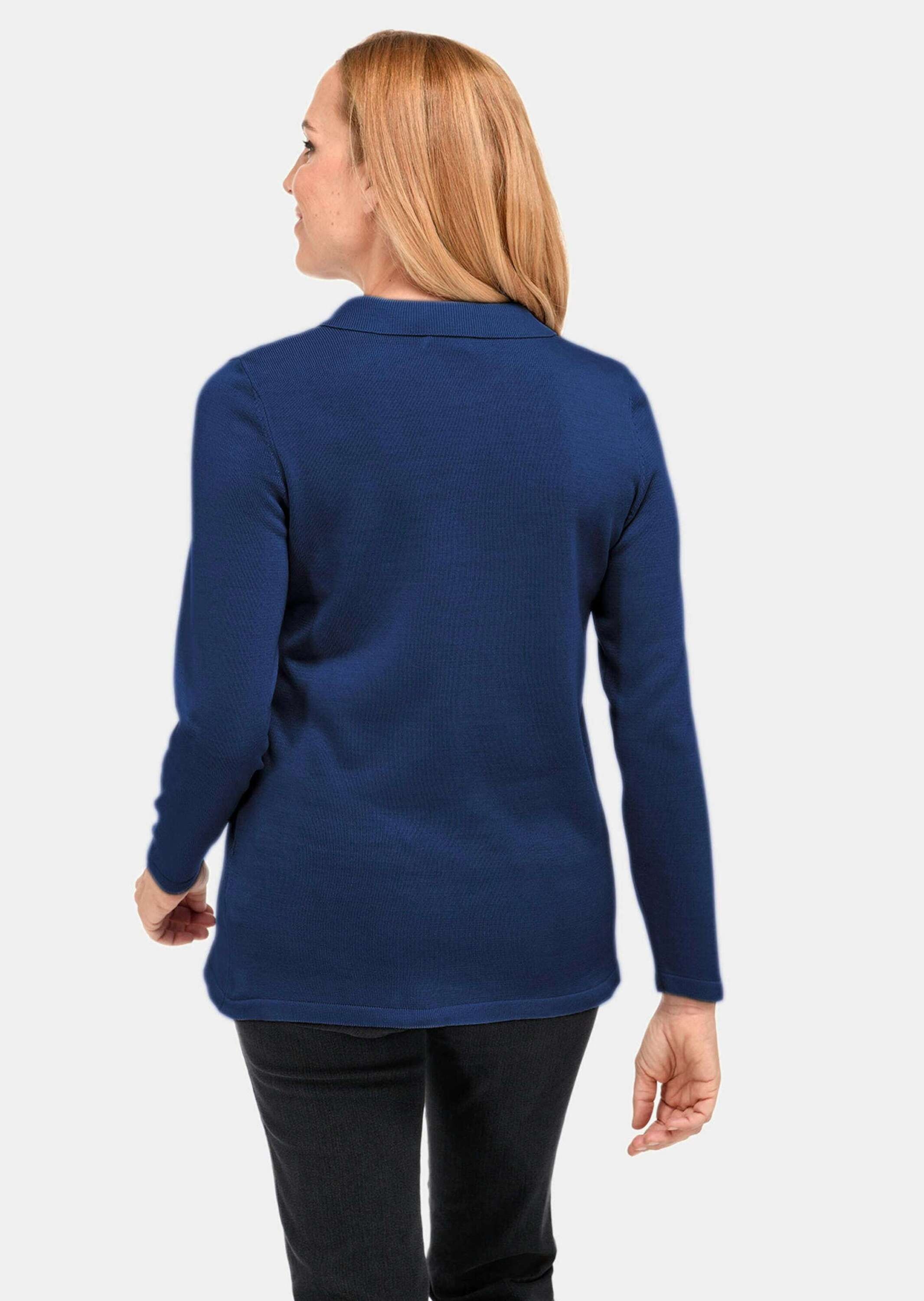 GOLDNER Strickpullover »Unkomplizierter Pullover mit Polokragen«