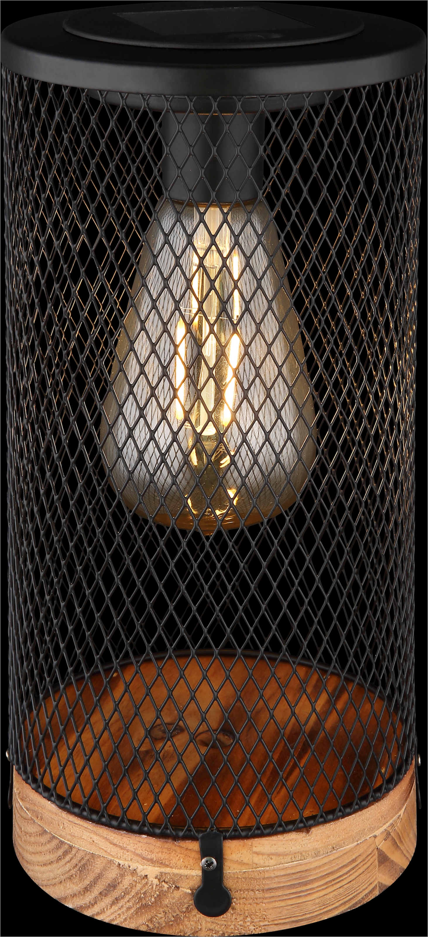 GLOBO LIGHTING LED Solarleuchte »SOLAR« LED-Modul 1 Stk. Warmweiß Solarlampe für Garten, Toller Lichteffekt, Terrasse, Balkontisch