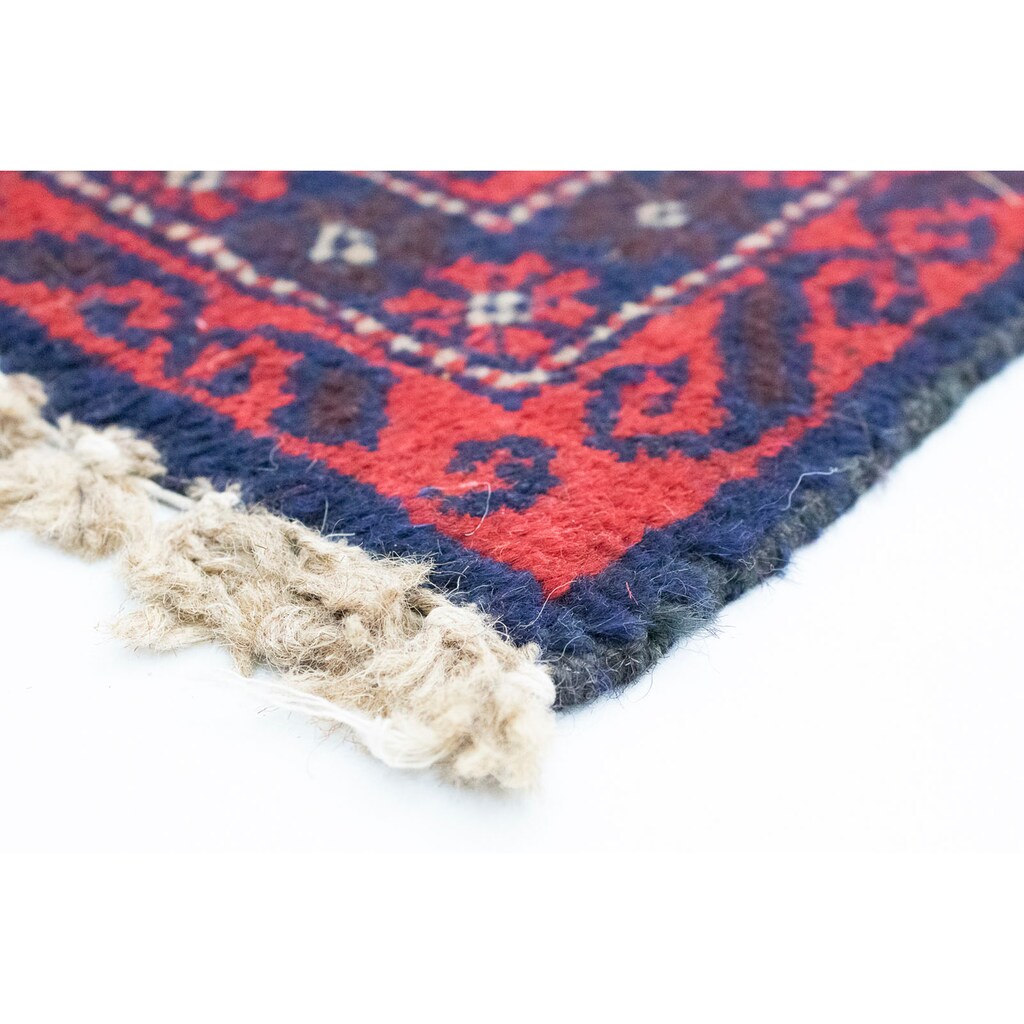 morgenland Wollteppich »Belutsch Teppich handgeknüpft rot«, rechteckig, handgeknüpft