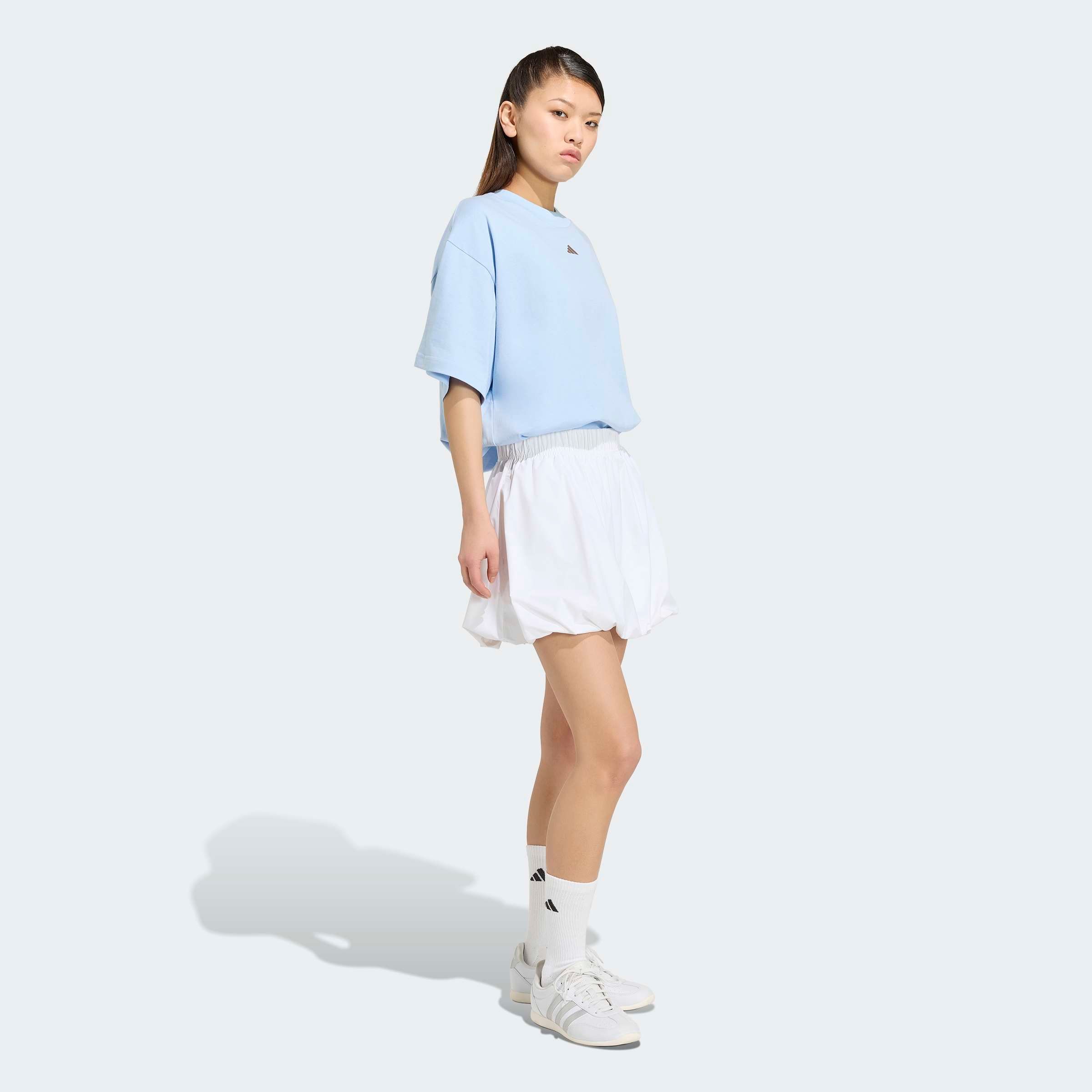 adidas Sportswear T-Shirt »3 STRIPES STUDIO BOYFRIEND« Print T-Shirt, locker geschnitten