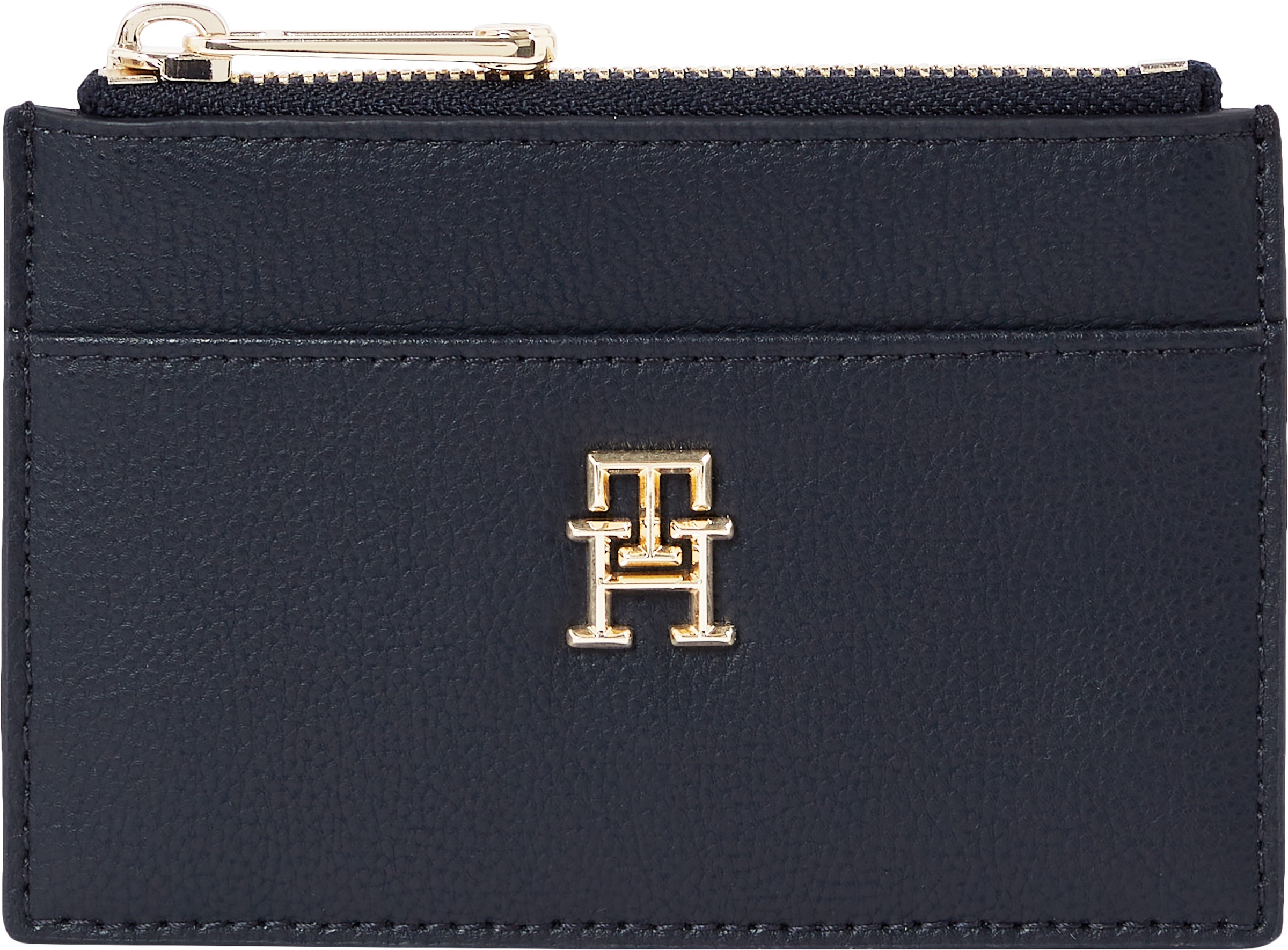 Tommy Hilfiger Kartenetui »TOMMY LIFE LONG CC WITH ZIP«, mit goldfarbenen Details kaufen