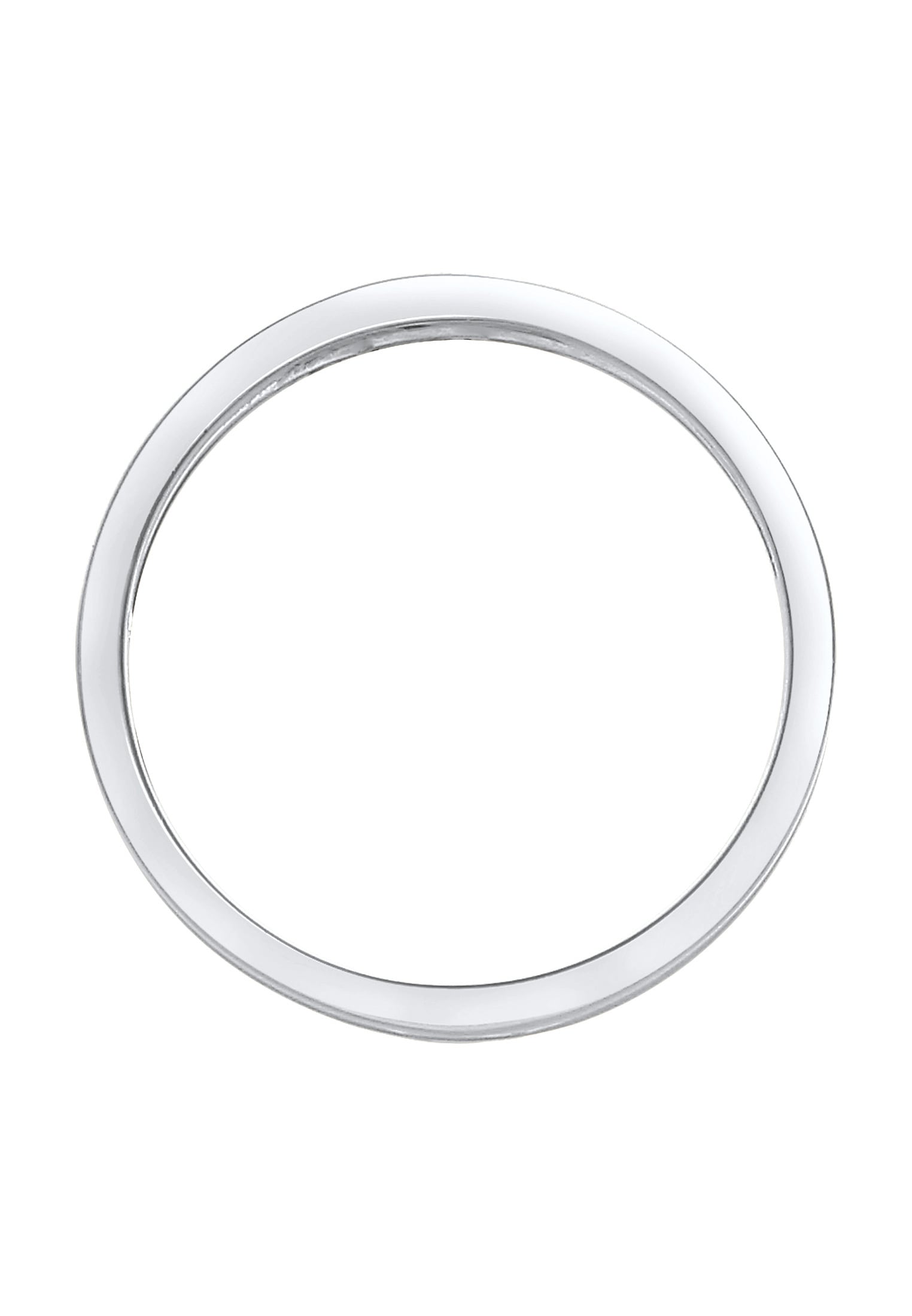 Kuzzoi Silberring »Ring Herren Bandring Steg Massiv 925 Silber«